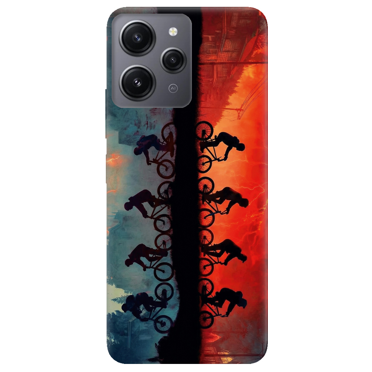 Чехол для Xiaomi Redmi 12 прозрачный Stranger Things Upside Down - фото 1 - Чехлы для телефонов