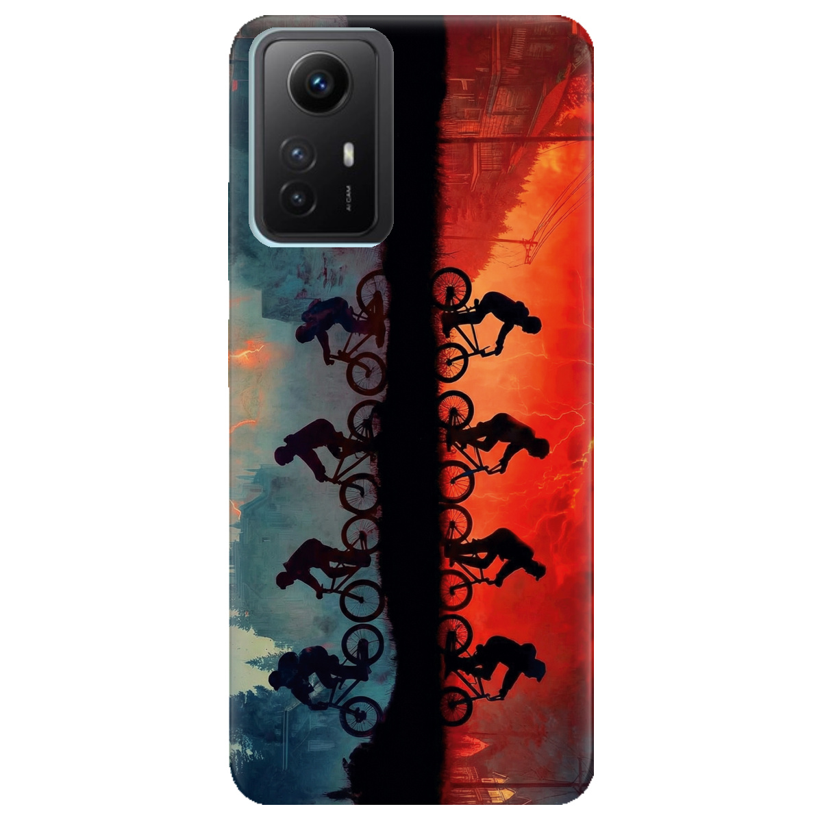 Чехол для Xiaomi Redmi Note 12s прозрачный Stranger Things Upside Down - фото 1 - Чехлы для телефонов