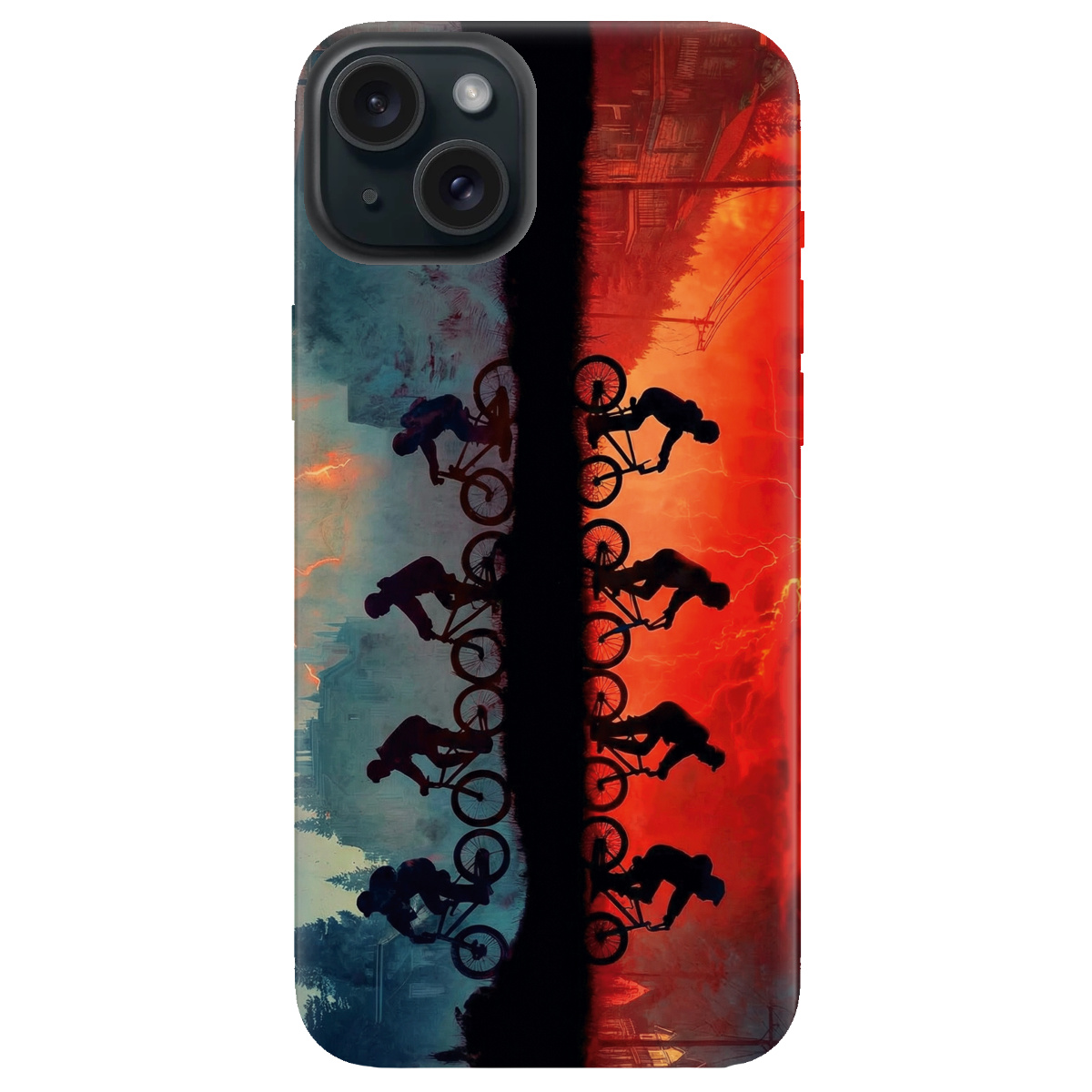 Чехол для Apple iPhone 15 Plus прозрачный Stranger Things Upside Down - фото 1 - Чехлы для телефонов