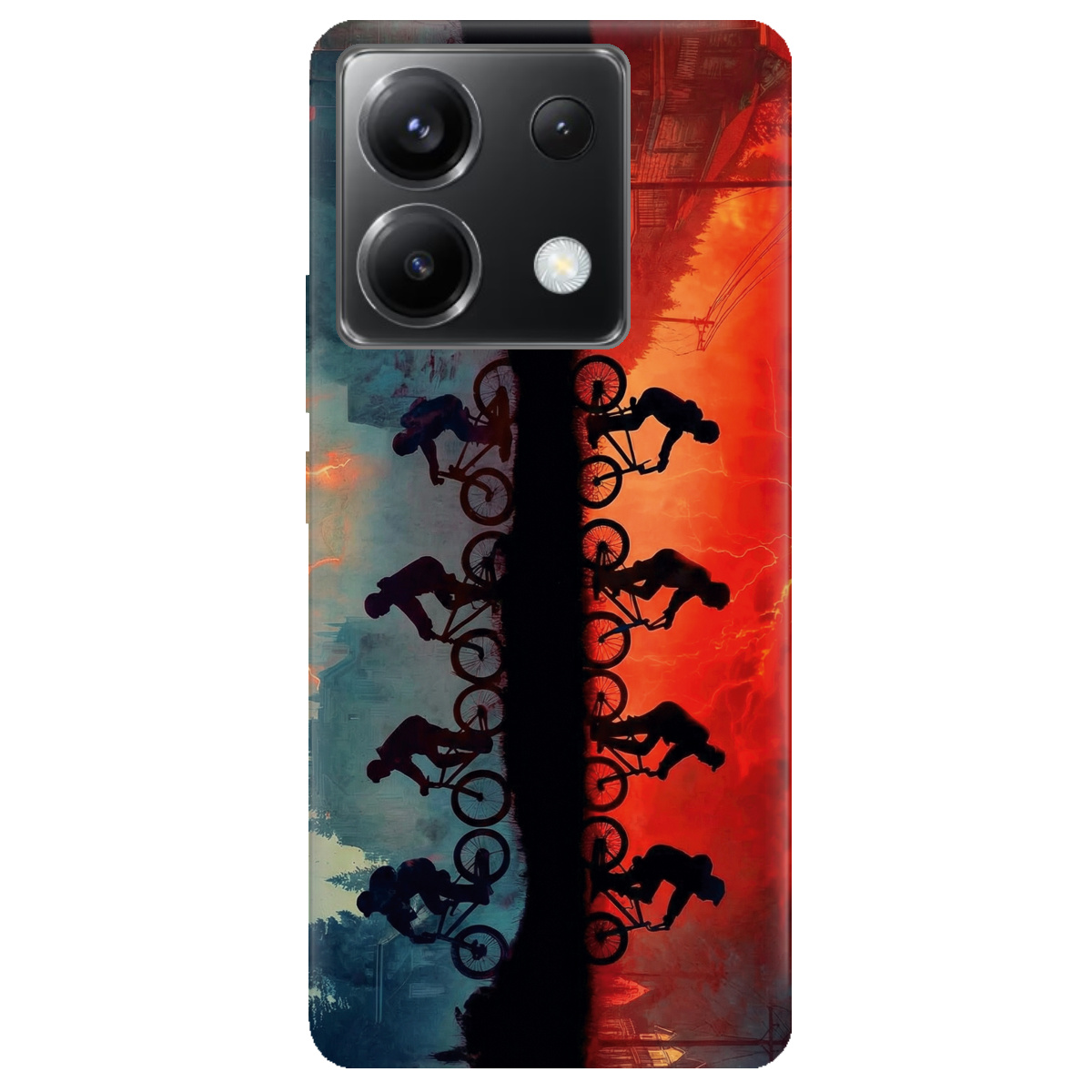 Чохол для Xiaomi Poco X6 прозорий Stranger Things Upside Down - фото 1 - Чохли для телефонів