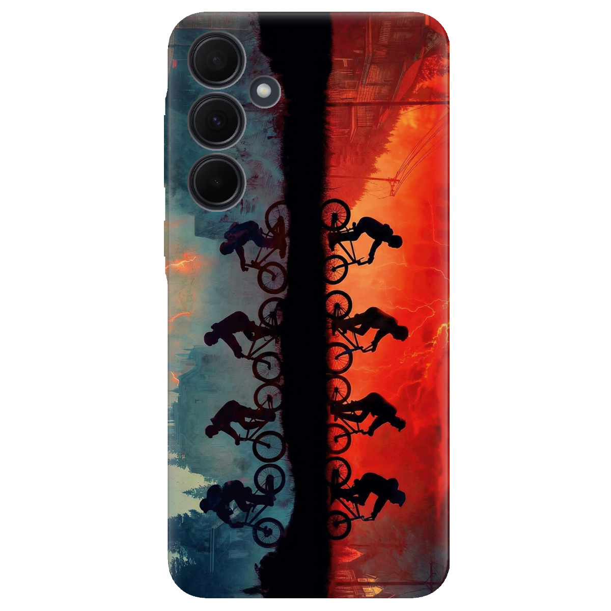 Чехол для Samsung Galaxy A35 прозрачный Stranger Things Upside Down - фото 1 - Чехлы для телефонов