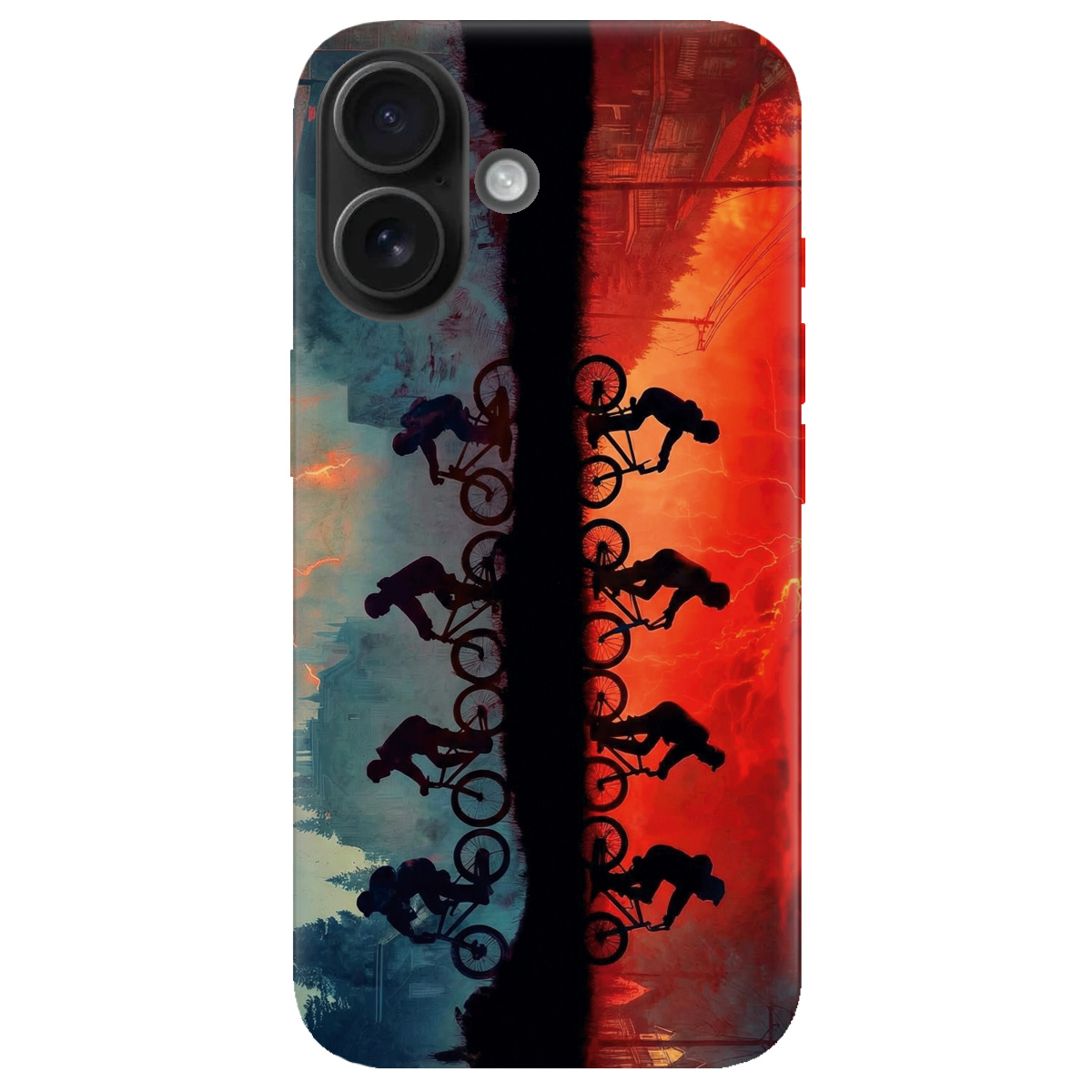 Чехол для Apple iPhone 16 Plus прозрачный Stranger Things Upside Down - фото 1 - Чехлы для телефонов