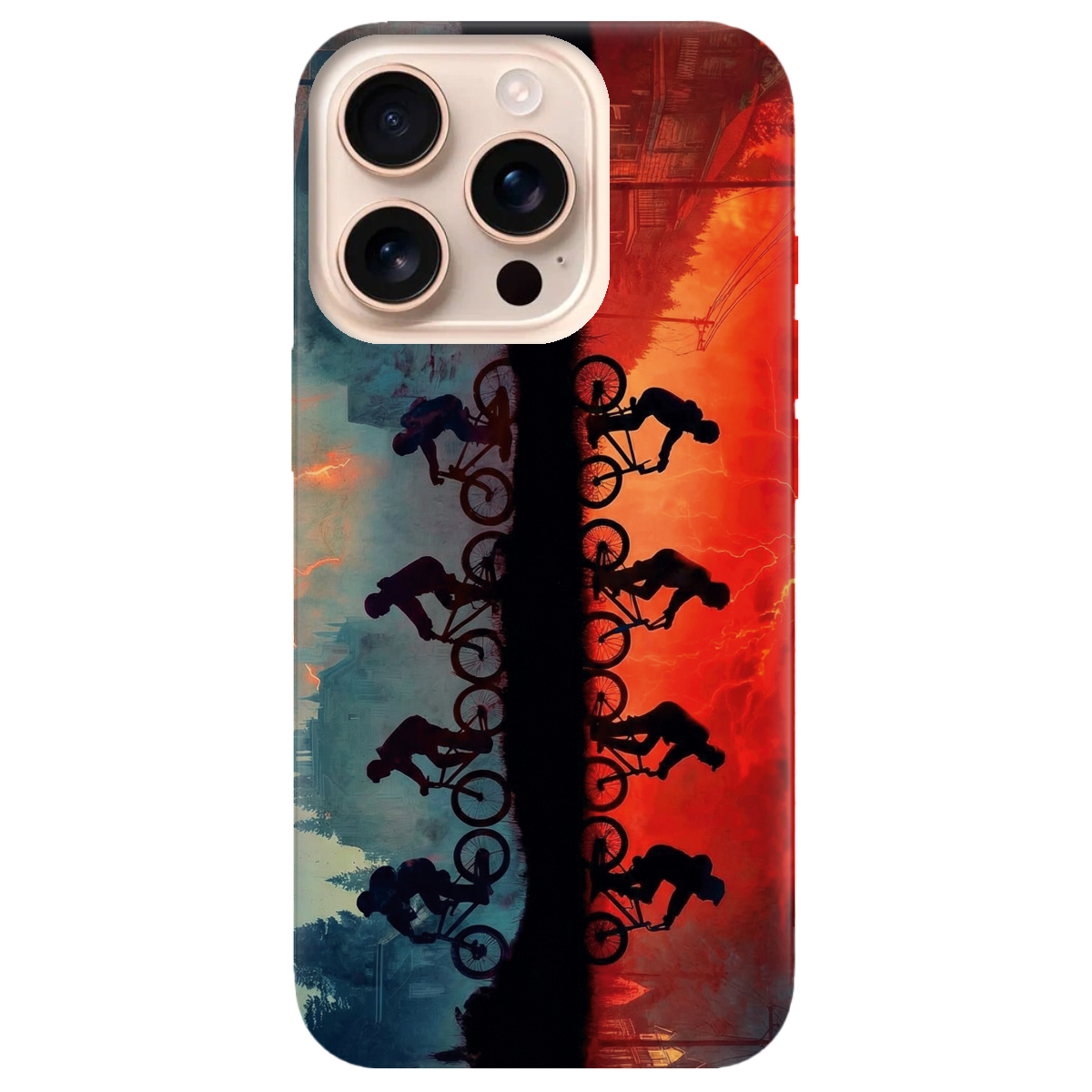 Чехол для Apple iPhone 16 Pro Max прозрачный Stranger Things Upside Down - фото 1 - Чехлы для телефонов