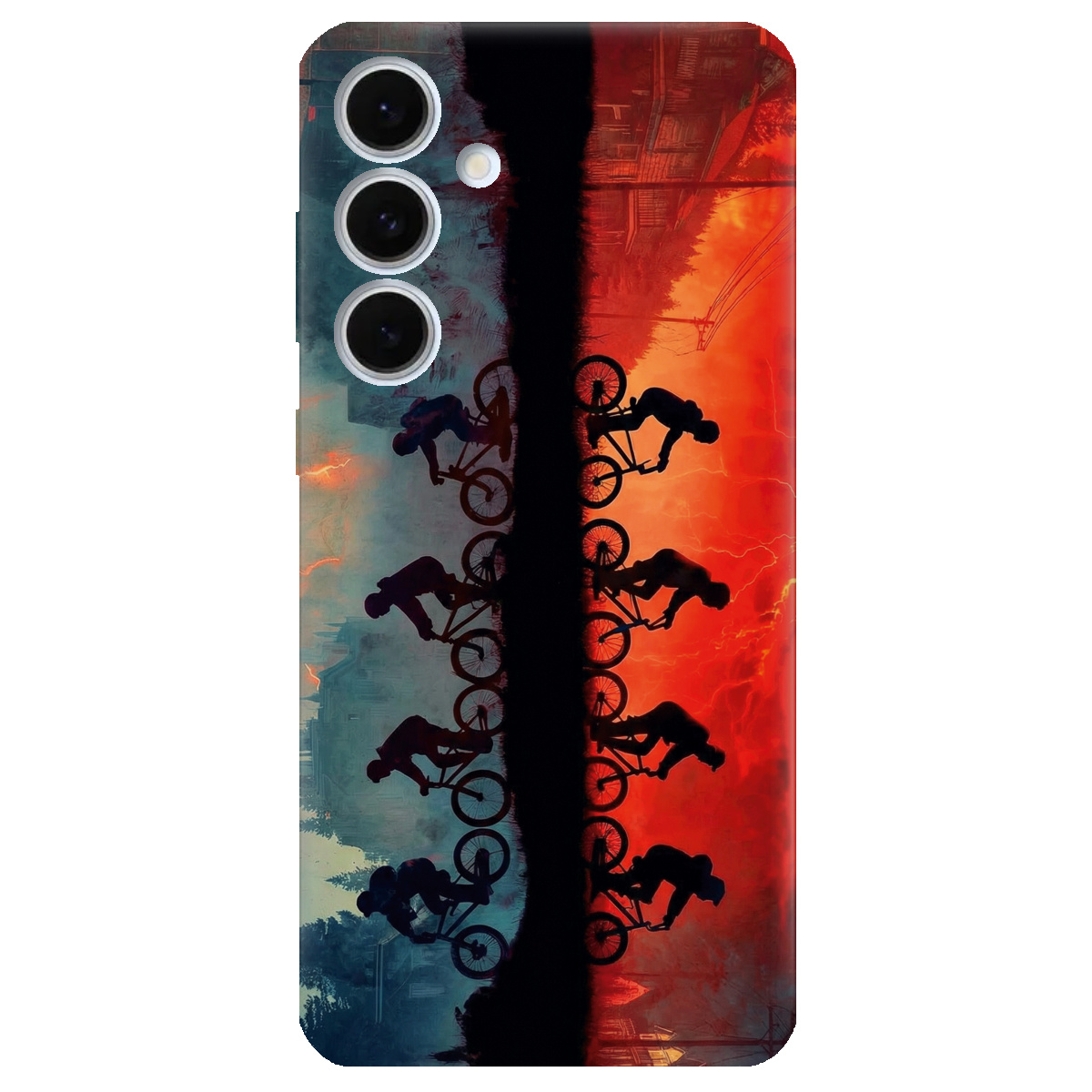 Чехол для Samsung Galaxy S24 FE прозрачный Stranger Things Upside Down - фото 1 - Чехлы для телефонов