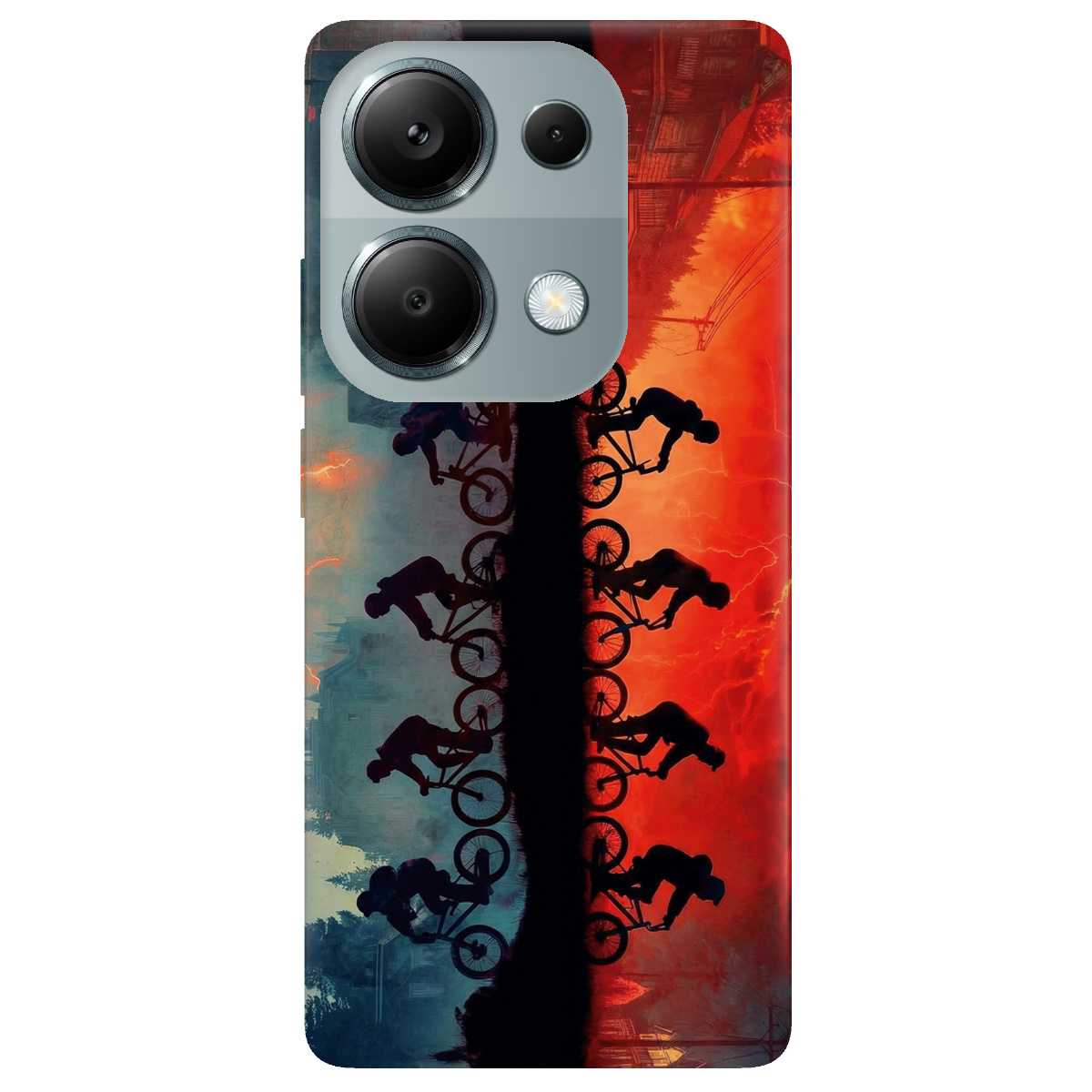 Чехол для Xiaomi Poco M6 Pro 4G прозрачный Stranger Things Upside Down - фото 1 - Чехлы для телефонов