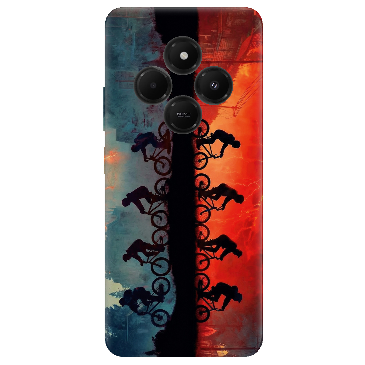 Чехол для Xiaomi Poco C75 прозрачный Stranger Things Upside Down - фото 1 - Чехлы для телефонов