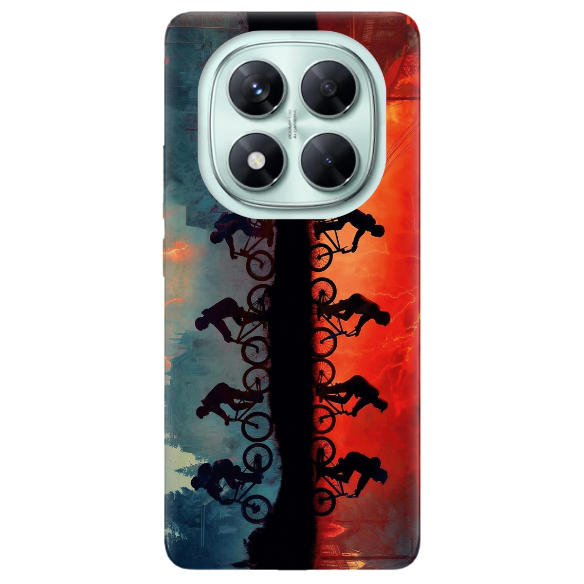 Чехол для Xiaomi Redmi Note 14 Pro 5G прозрачный Stranger Things Upside Down - фото 1 - Чехлы для телефонов