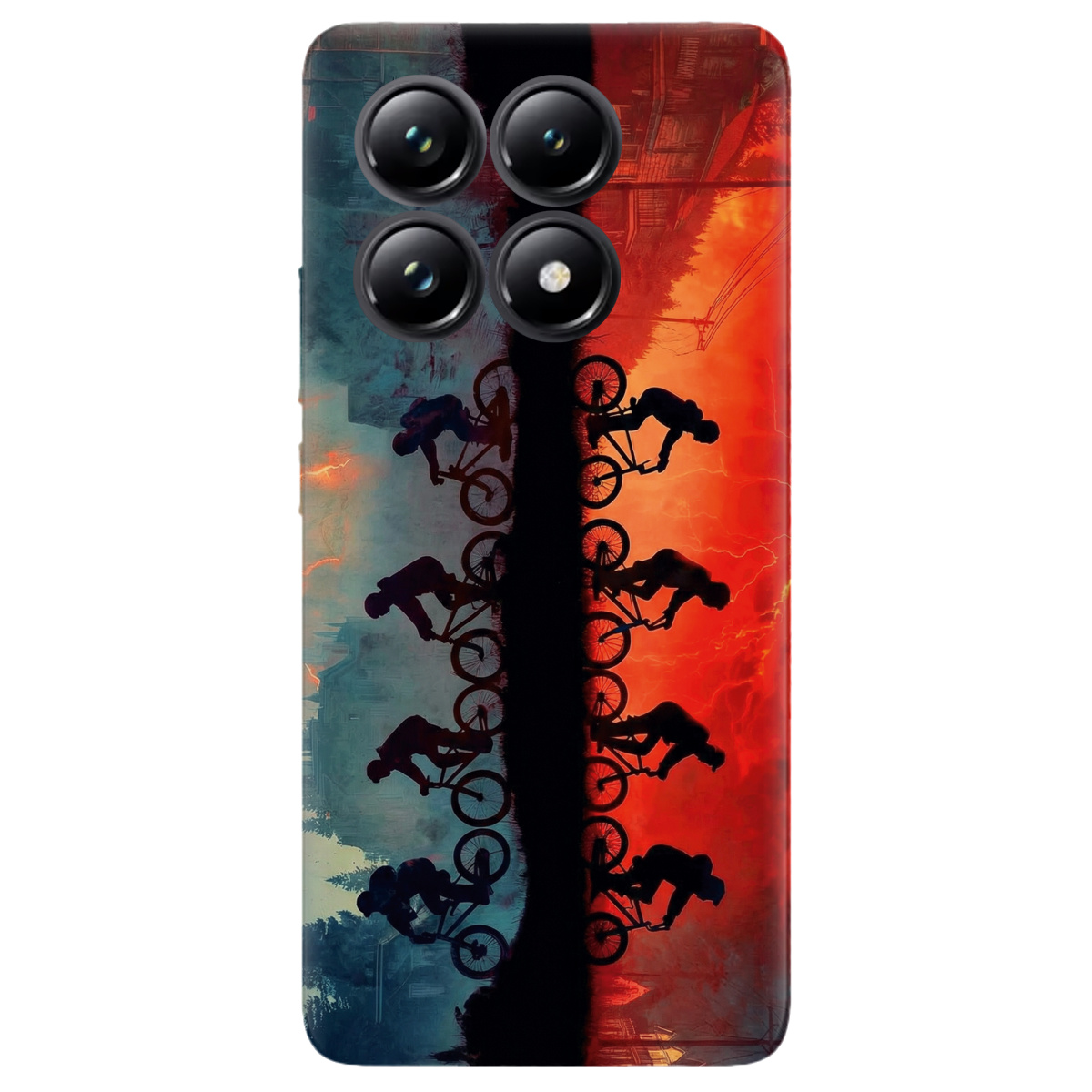 Чехол для Xiaomi 14T Pro прозрачный Stranger Things Upside Down - фото 1 - Чехлы для телефонов