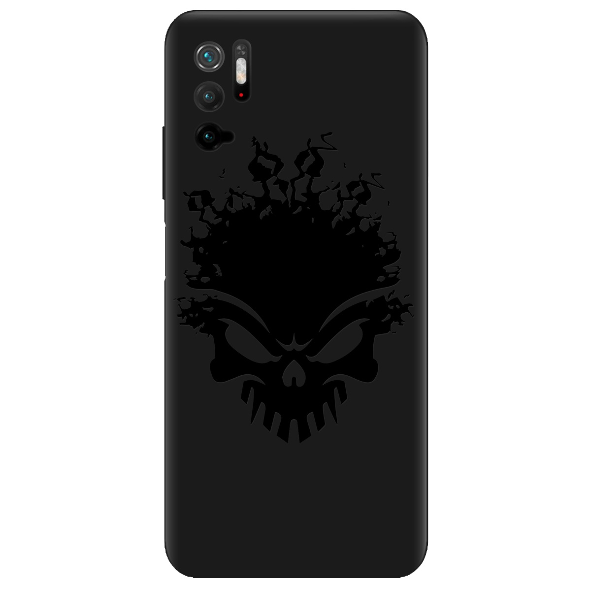 Чохол для Xiaomi Redmi Note 10 5G чорний матовий soft touch Ugolek - фото 1 - Чохли для телефонів