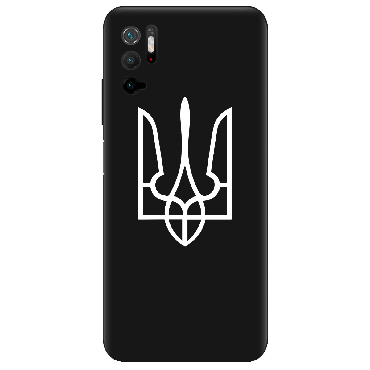 Чохол для Xiaomi Redmi Note 10 5G чорний матовий soft touch Gerb - фото 1 - Чохли для телефонів