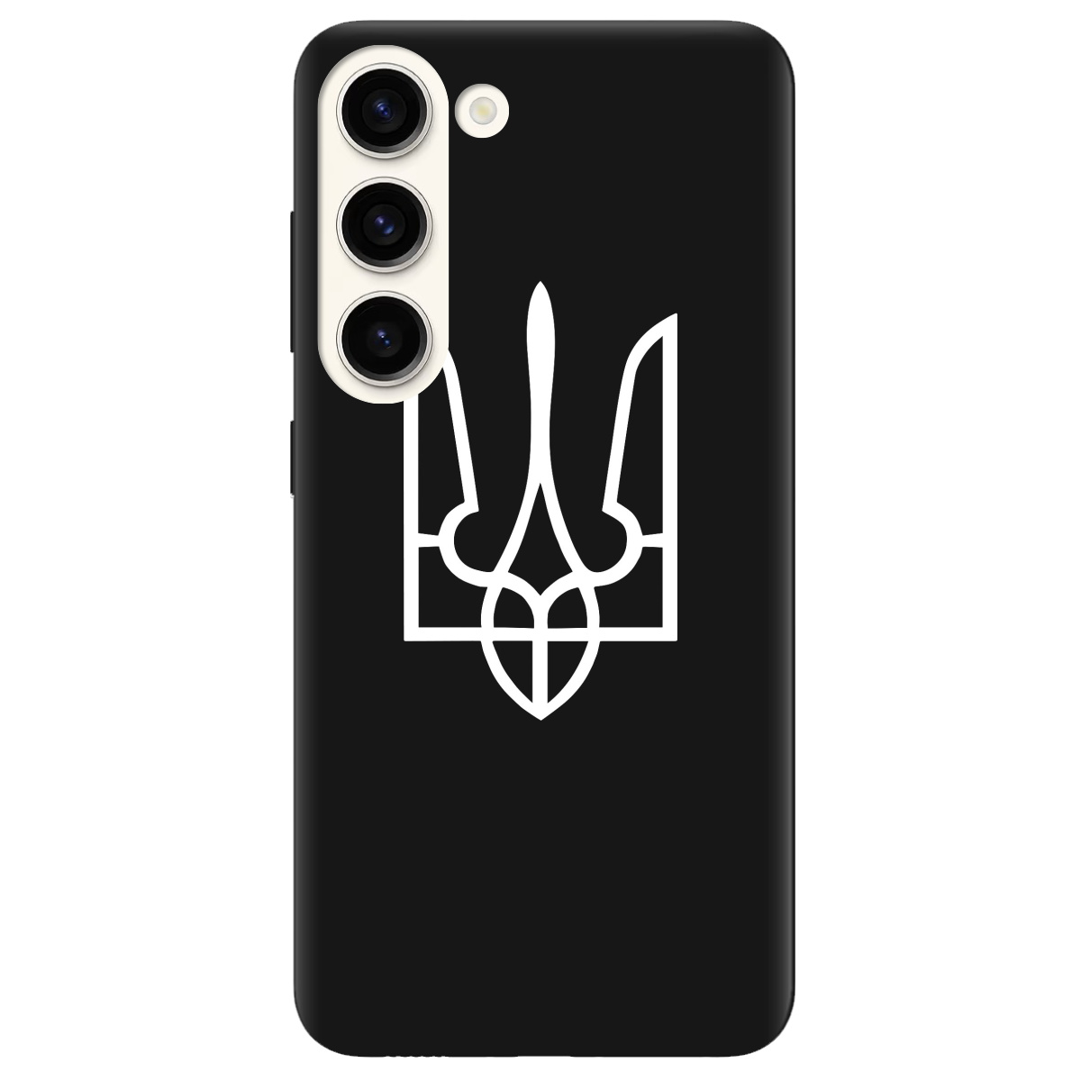 Чохол для Samsung Galaxy S23 чорний матовий soft touch Gerb - фото 1 - Чохли для телефонів