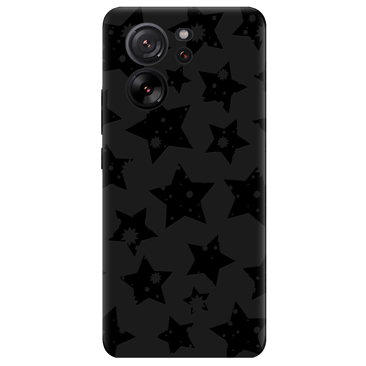 Чохол для Xiaomi 13T чорний матовий soft touch Black Star - фото 1 - Чохли для телефонів