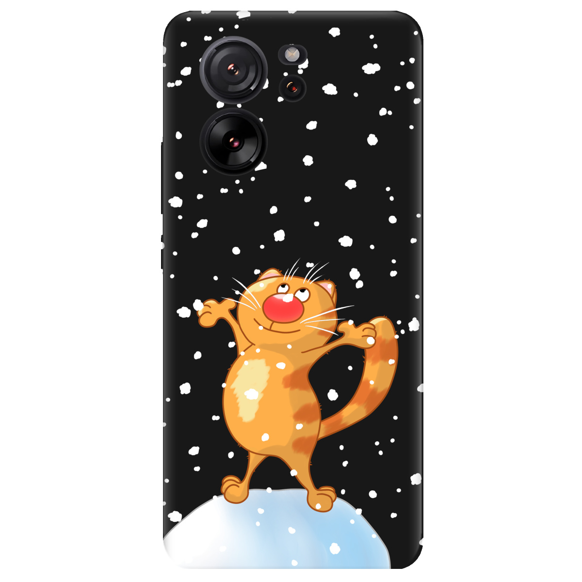 Чохол для Xiaomi 13T Pro чорний матовий soft touch Be Happy - фото 1 - Чохли для телефонів