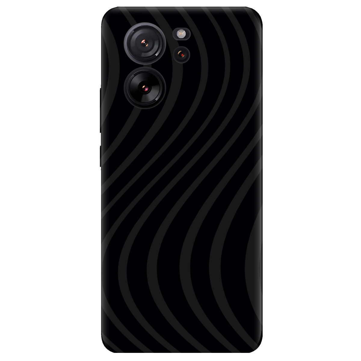 Чехол для Xiaomi 13T черный матовый soft touch Вихор енергії (black) - фото 1 - Чехлы для телефонов
