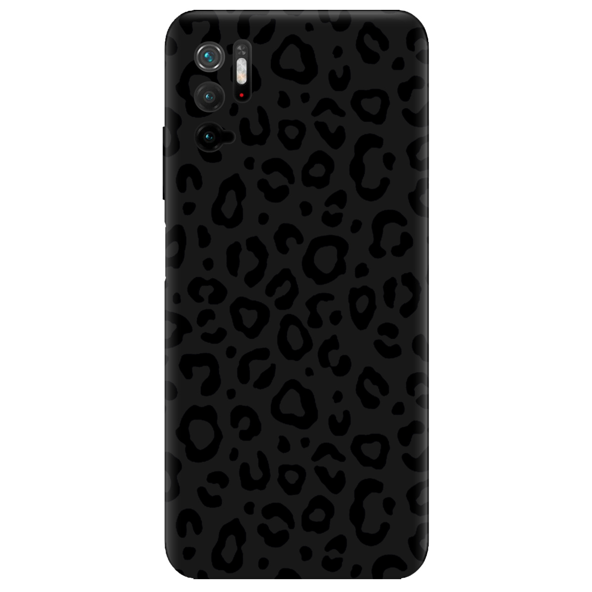 Чохол для Xiaomi Redmi Note 10 5G чорний матовий soft touch Принт савани - фото 1 - Чохли для телефонів