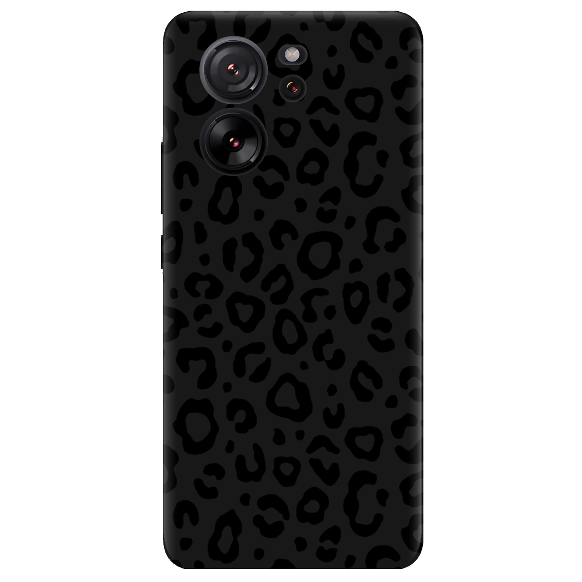 Чохол для Xiaomi 13T чорний матовий soft touch Принт савани - фото 1 - Чохли для телефонів