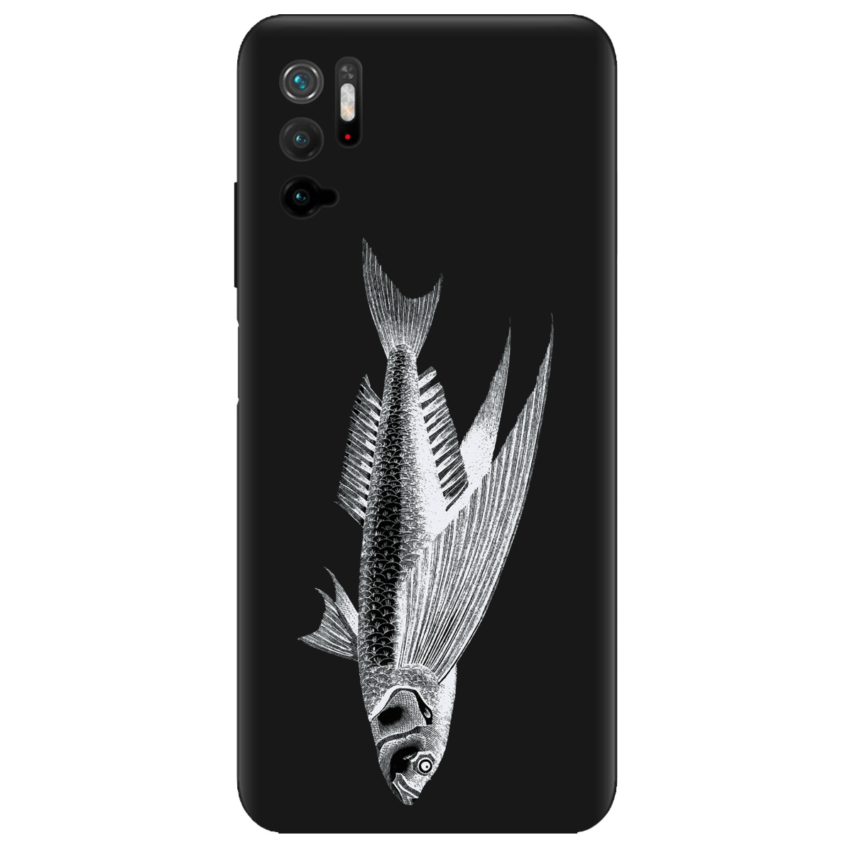 Чехол для Xiaomi Poco M3 Pro черный матовый soft touch Срібний трофей - фото 1 - Чехлы для телефонов