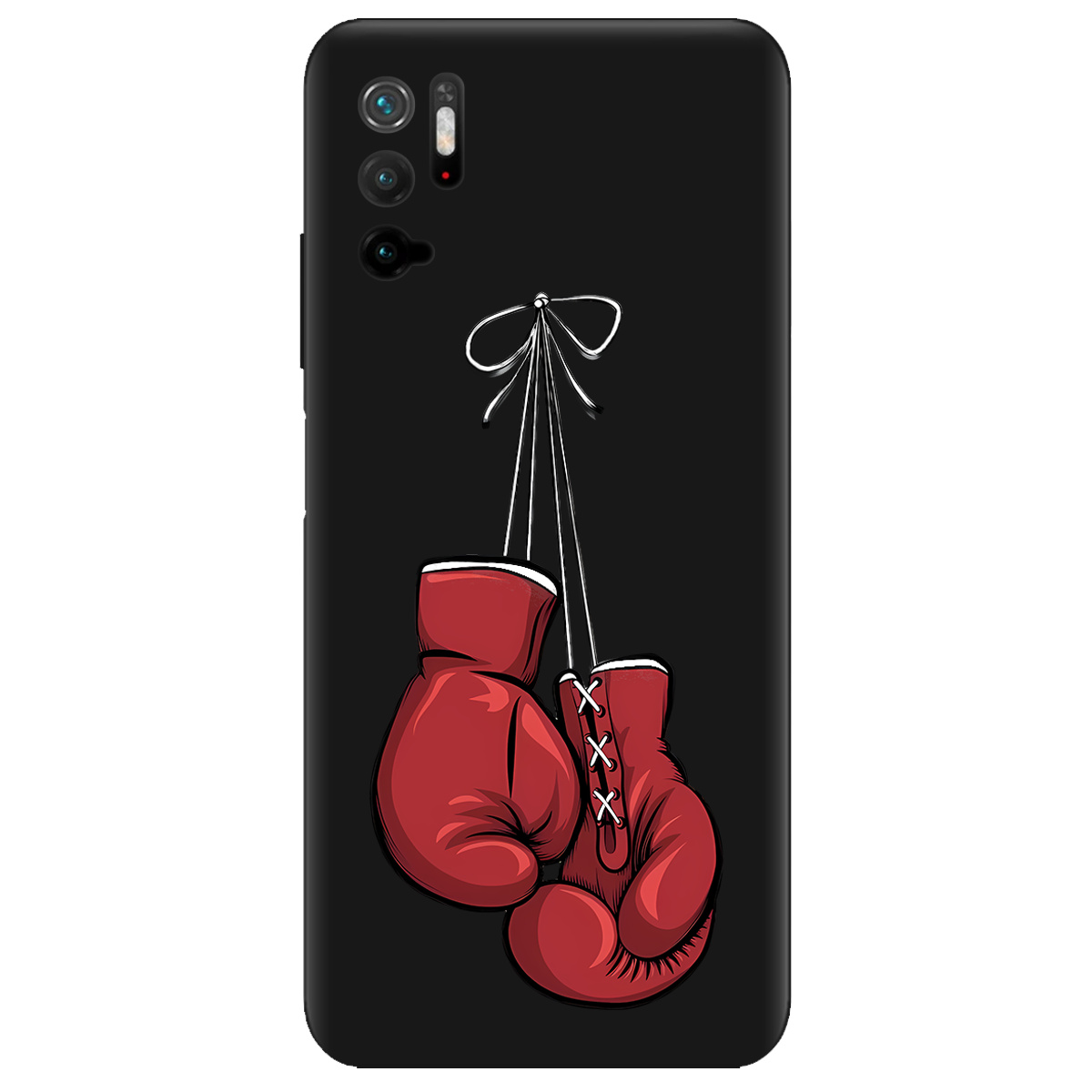 Чохол для Xiaomi Poco M3 Pro чорний матовий soft touch Тиша рингу - фото 1 - Чохли для телефонів