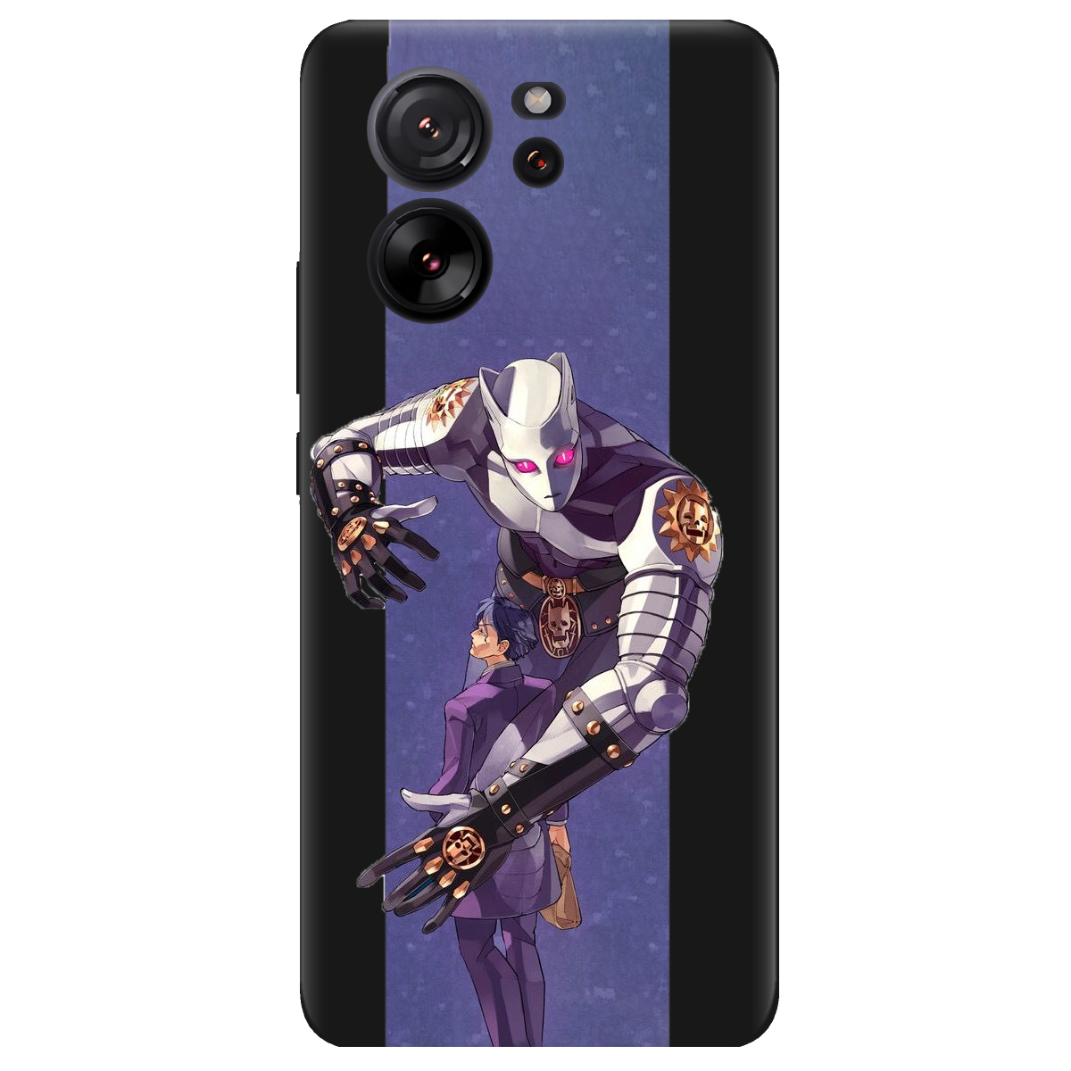 Чохол для Xiaomi 13T чорний матовий soft touch Killer Queen JoJo - фото 1 - Чохли для телефонів