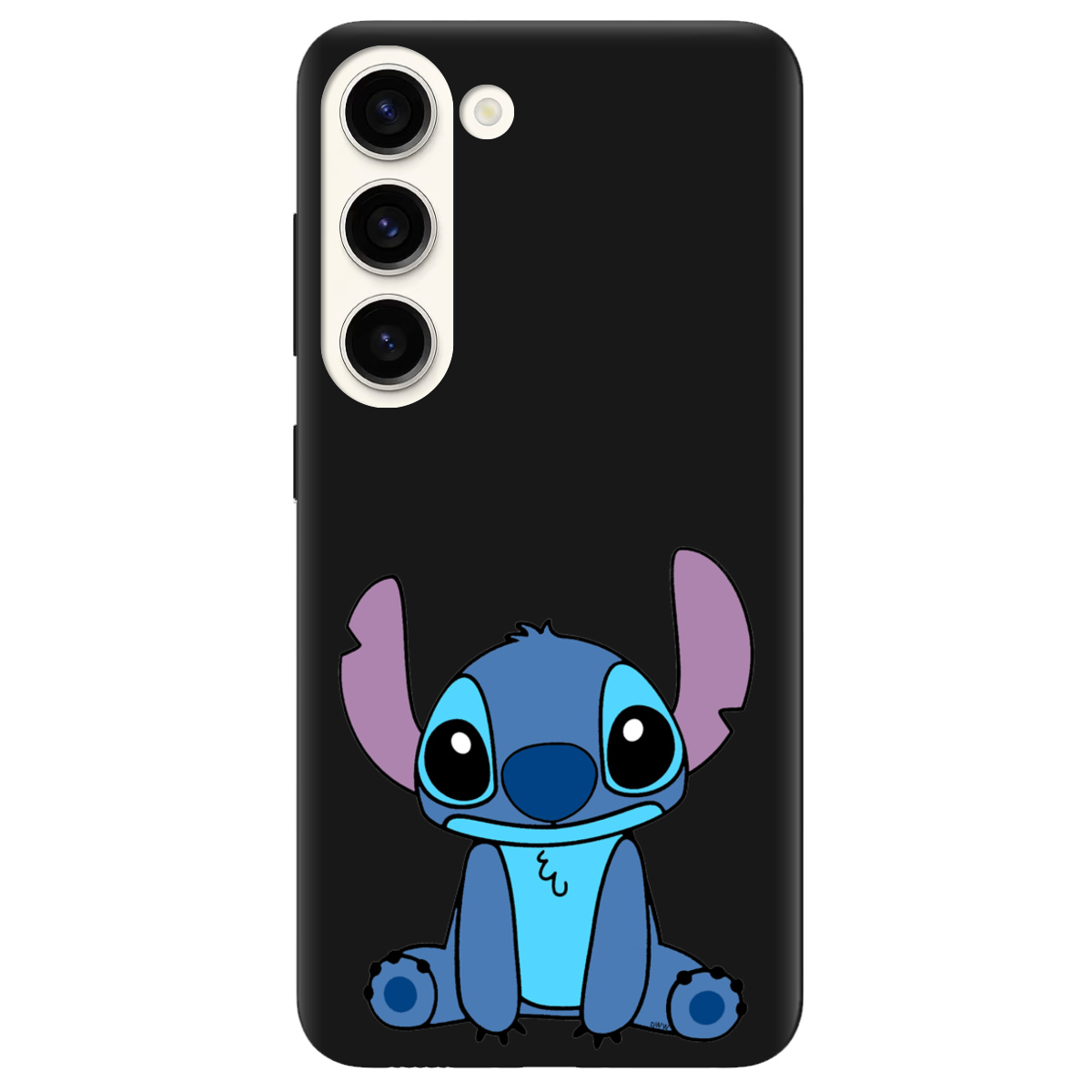 Чохол для Samsung Galaxy S23 чорний матовий soft touch Стіч - фото 1 - Чохли для телефонів