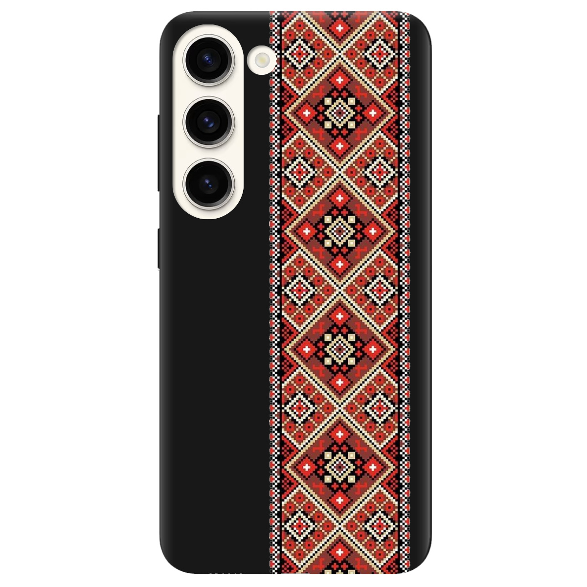 Чехол для Samsung Galaxy S23 черный матовый soft touch Вечная традиция - фото 1 - Чехлы для телефонов