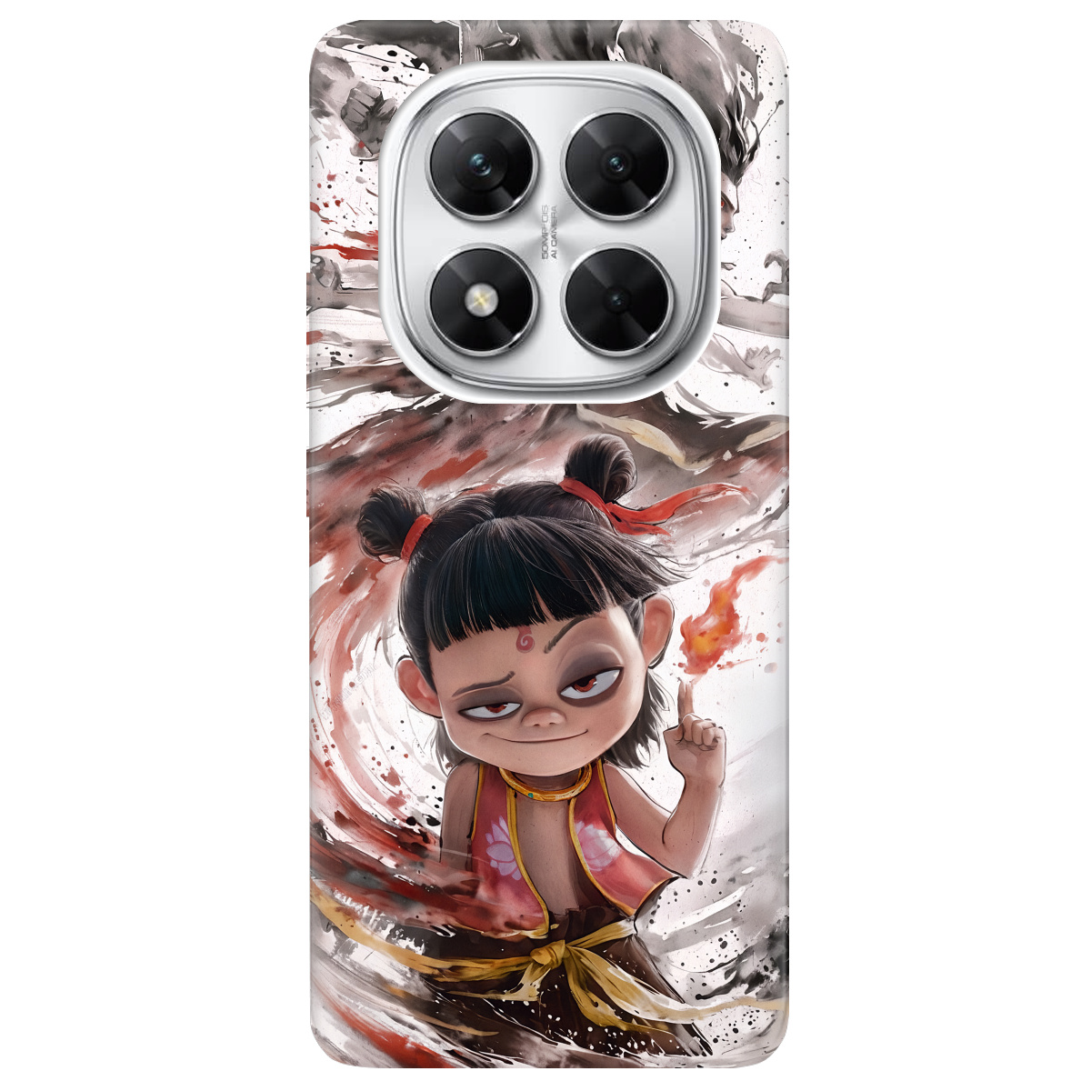 Чехол для Xiaomi Poco X7 прозрачный Легенда Нечжа - фото 1 - Чехлы для телефонов