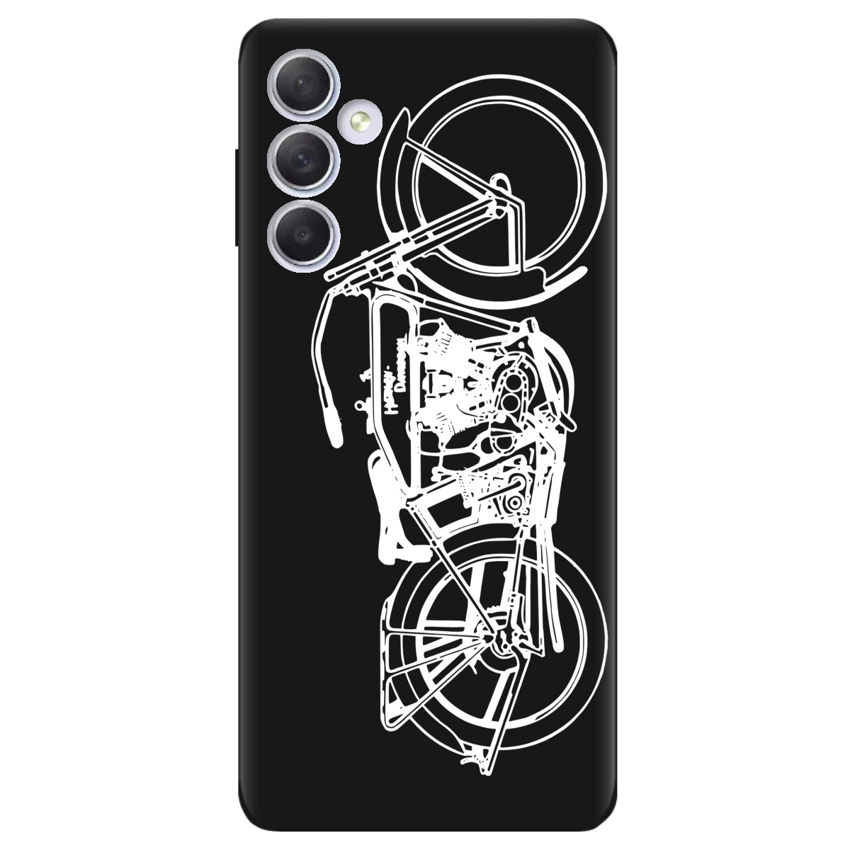 Чехол для Samsung Galaxy M54 5G черный матовый soft touch Железная воля - фото 1 - Чехлы для телефонов