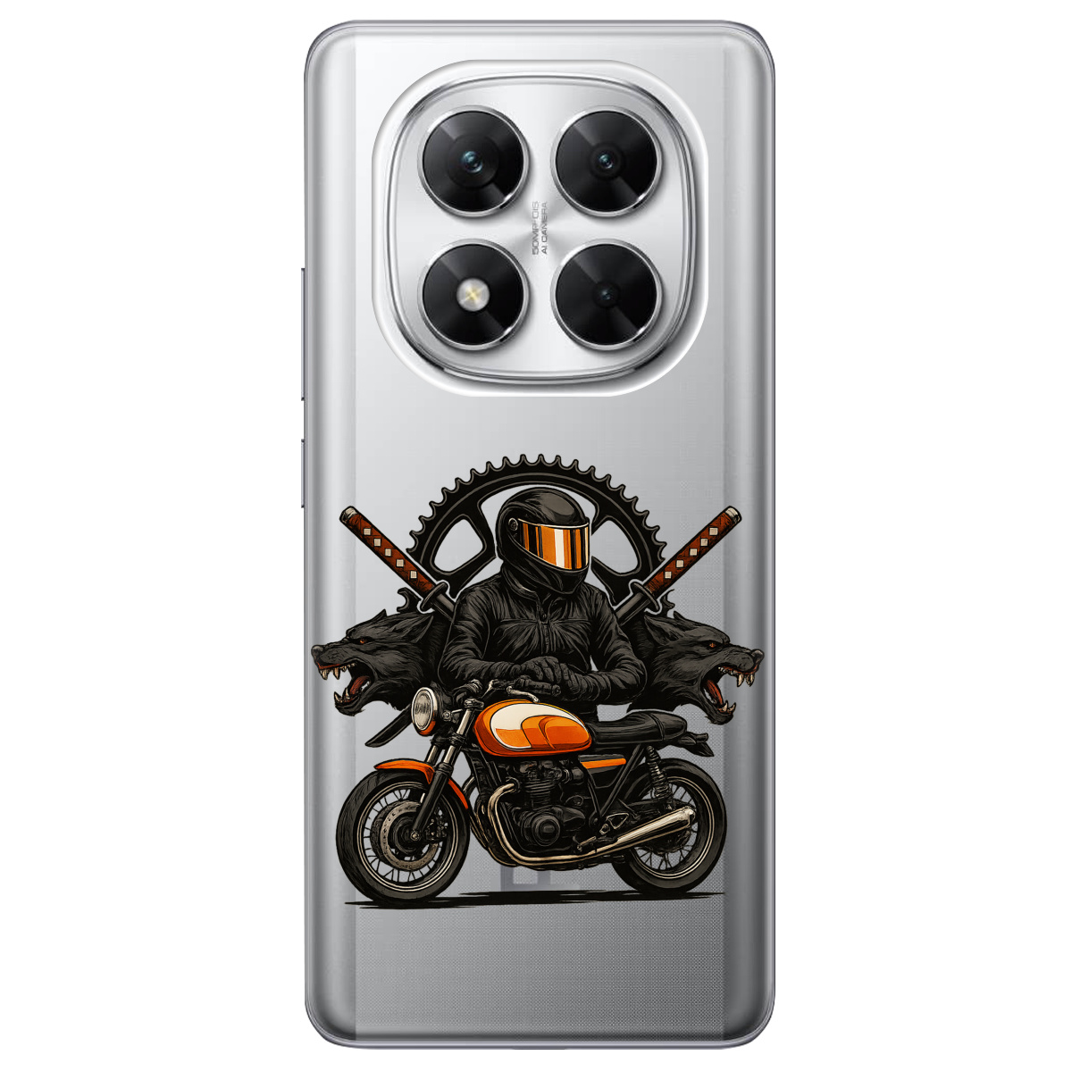 Чехол для Xiaomi Poco X7 прозрачный МотоНиндзя - фото 1 - Чехлы для телефонов