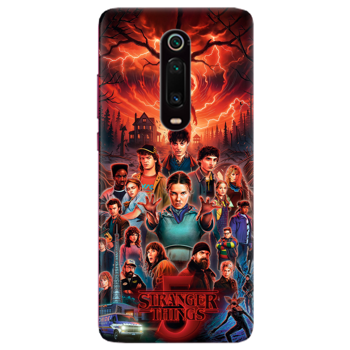 Чехол для Xiaomi Mi 9T Pro прозрачный Очень странные дела 5, Последняя битва - фото 1 - Чехлы для телефонов