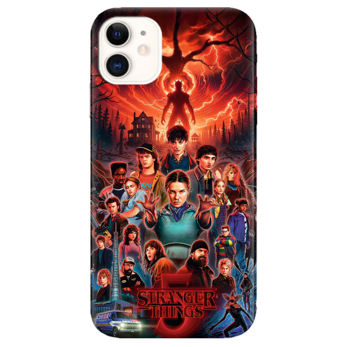 Чехол для Apple iPhone 11 прозрачный Очень странные дела 5, Последняя битва - фото 1 - Чехлы для телефонов