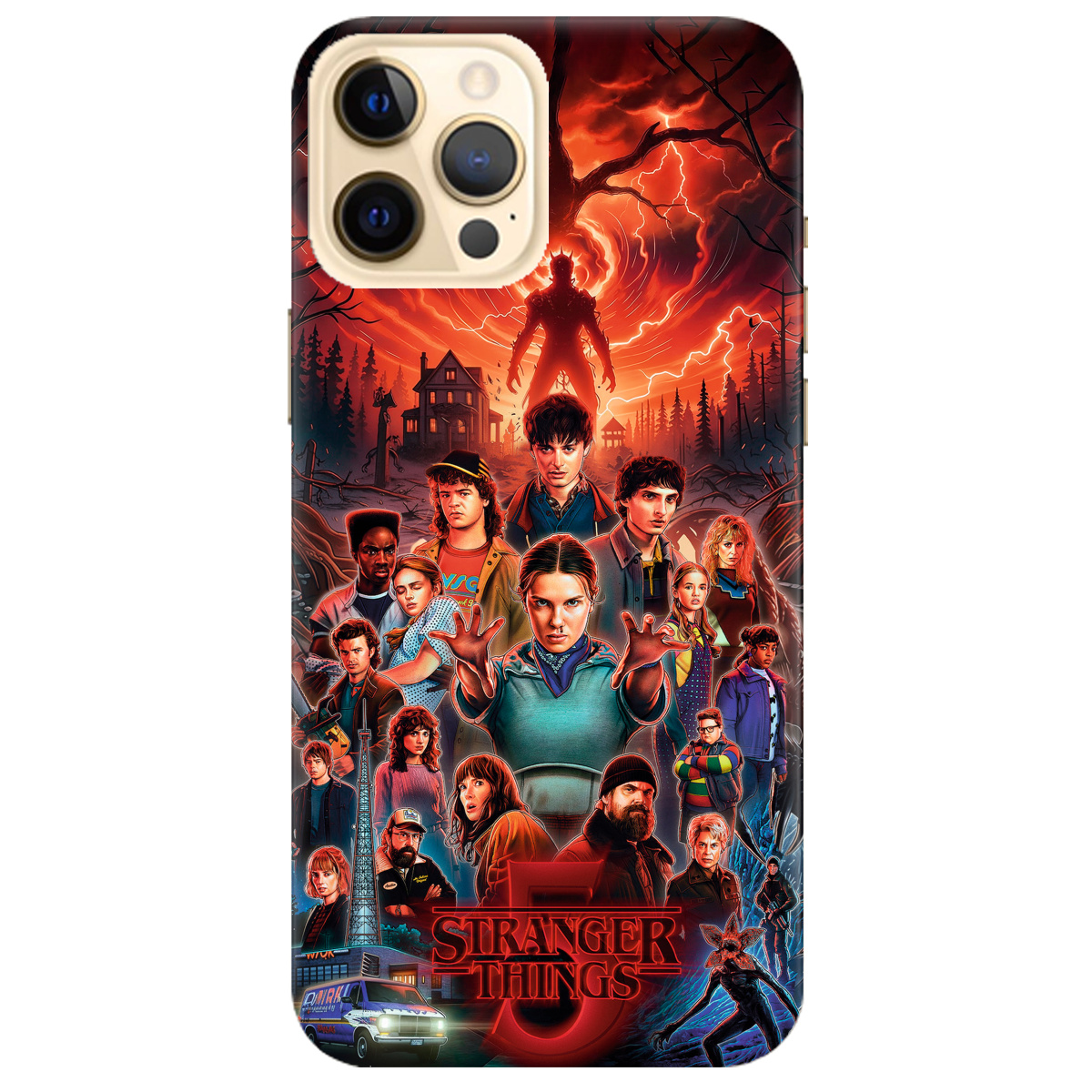 Чехол для Apple iPhone 12 Pro прозрачный Очень странные дела 5, Последняя битва - фото 1 - Чехлы для телефонов