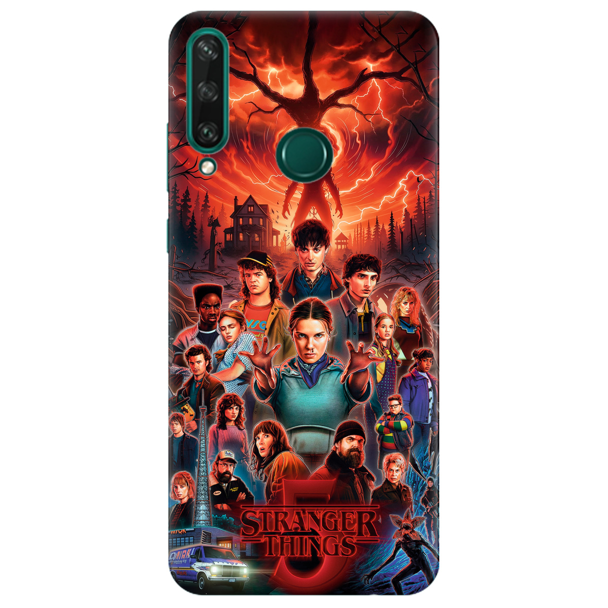 Чехол для Huawei Y6p прозрачный Очень странные дела 5, Последняя битва - фото 1 - Чехлы для телефонов