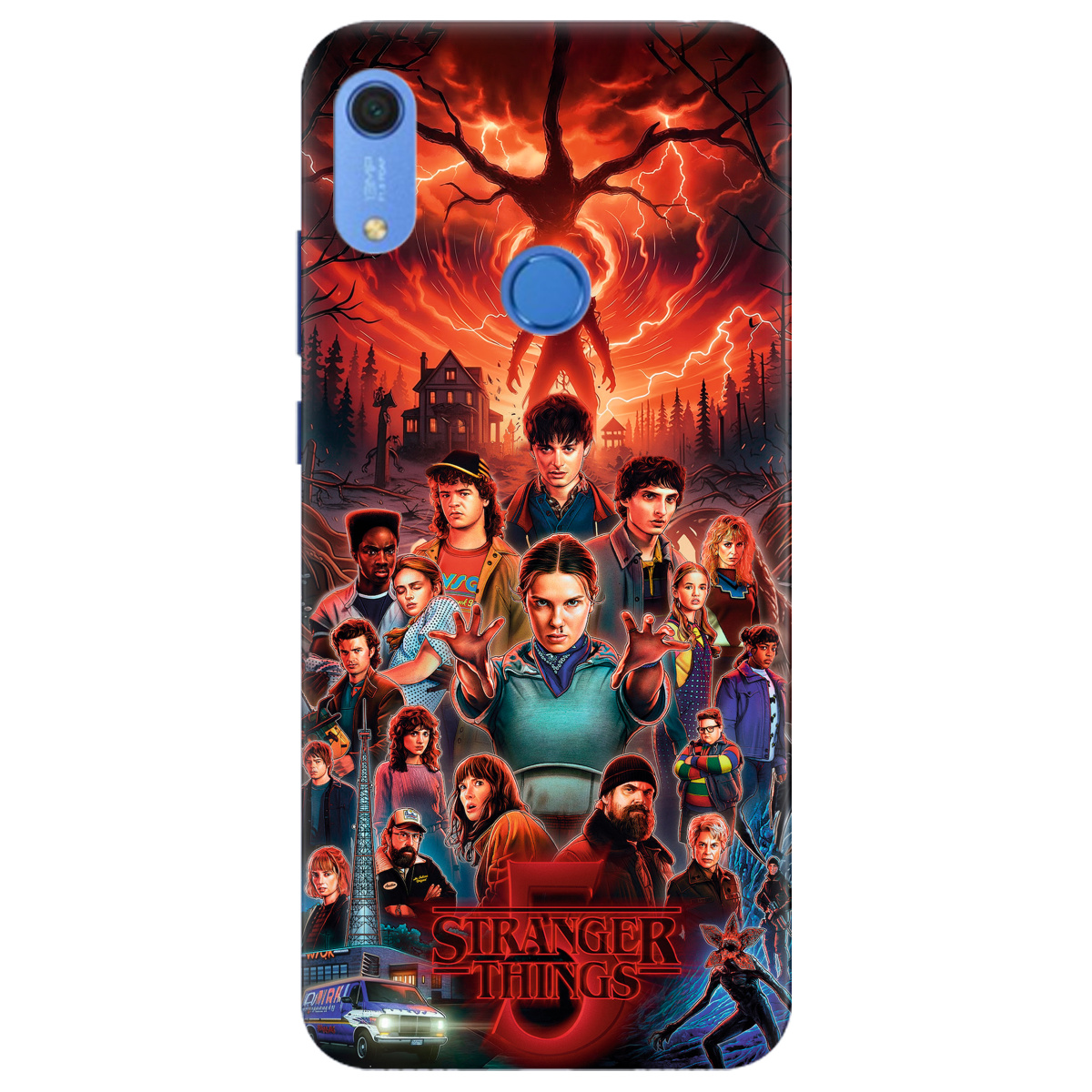 Чехол для Huawei Y6s прозрачный Очень странные дела 5, Последняя битва - фото 1 - Чехлы для телефонов