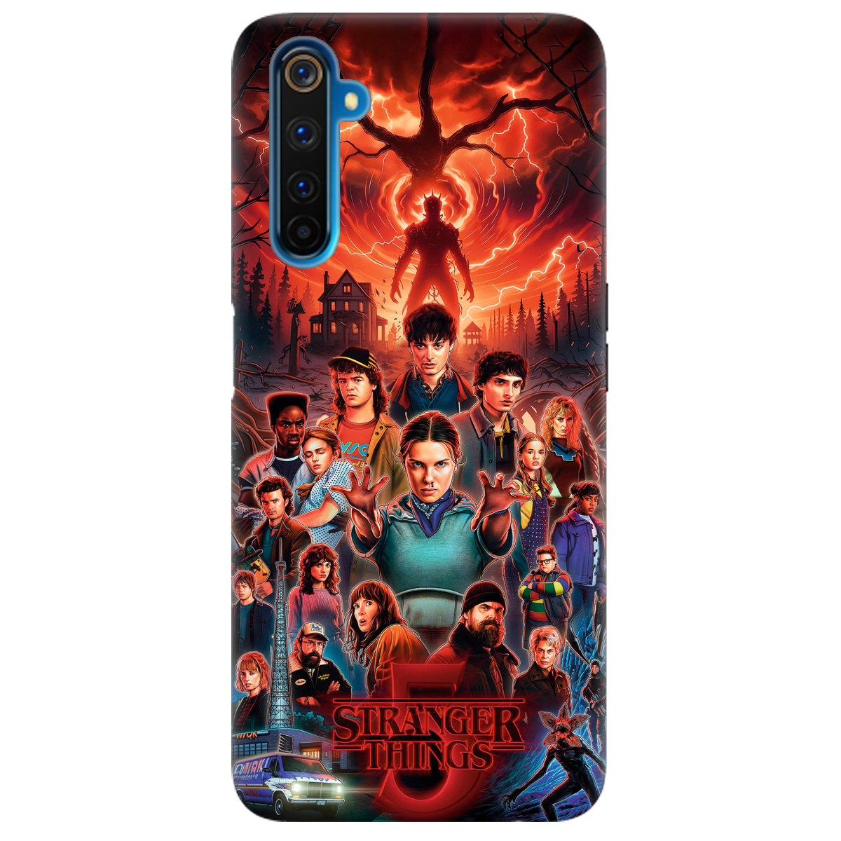 Чохол для Realme 6 Pro прозорий Дивні дива 5, Остання битва - фото 1 - Чохли для телефонів