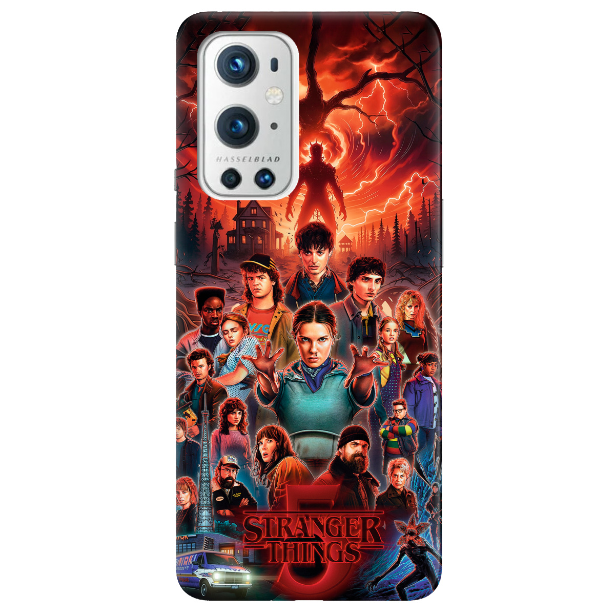 Чехол для OnePlus 9 Pro прозрачный Очень странные дела 5, Последняя битва - фото 1 - Чехлы для телефонов