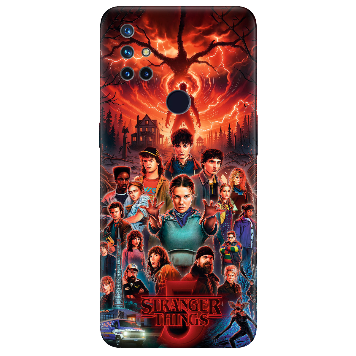 Чехол для OnePlus Nord N10 5G прозрачный Очень странные дела 5, Последняя битва - фото 1 - Чехлы для телефонов