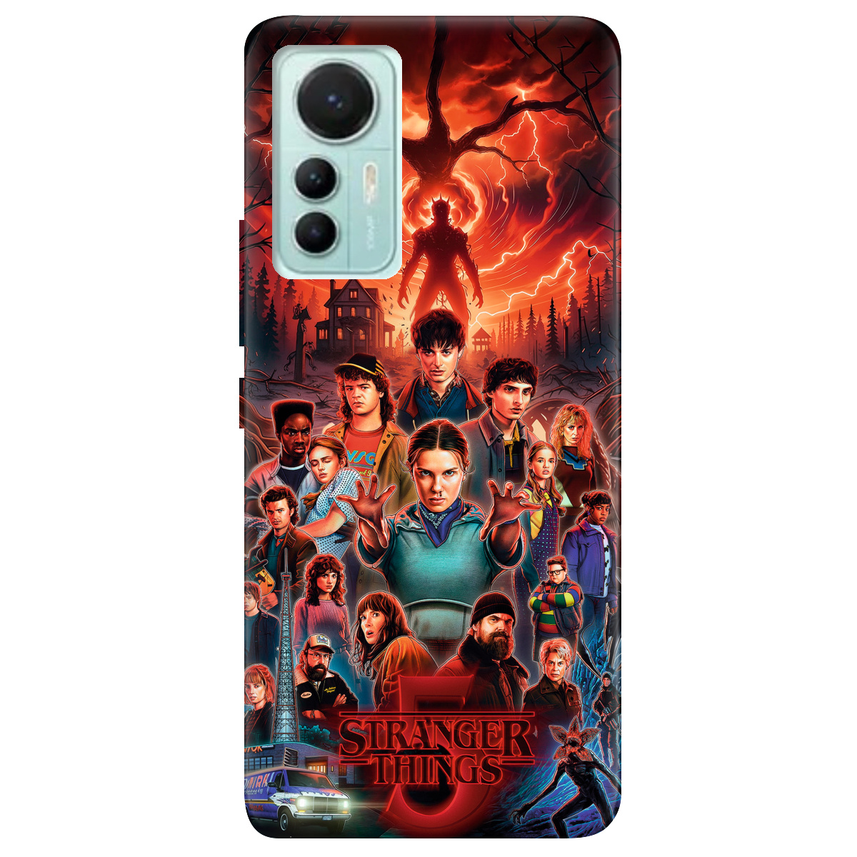 Чехол для Xiaomi 12 Lite прозрачный Очень странные дела 5, Последняя битва - фото 1 - Чехлы для телефонов