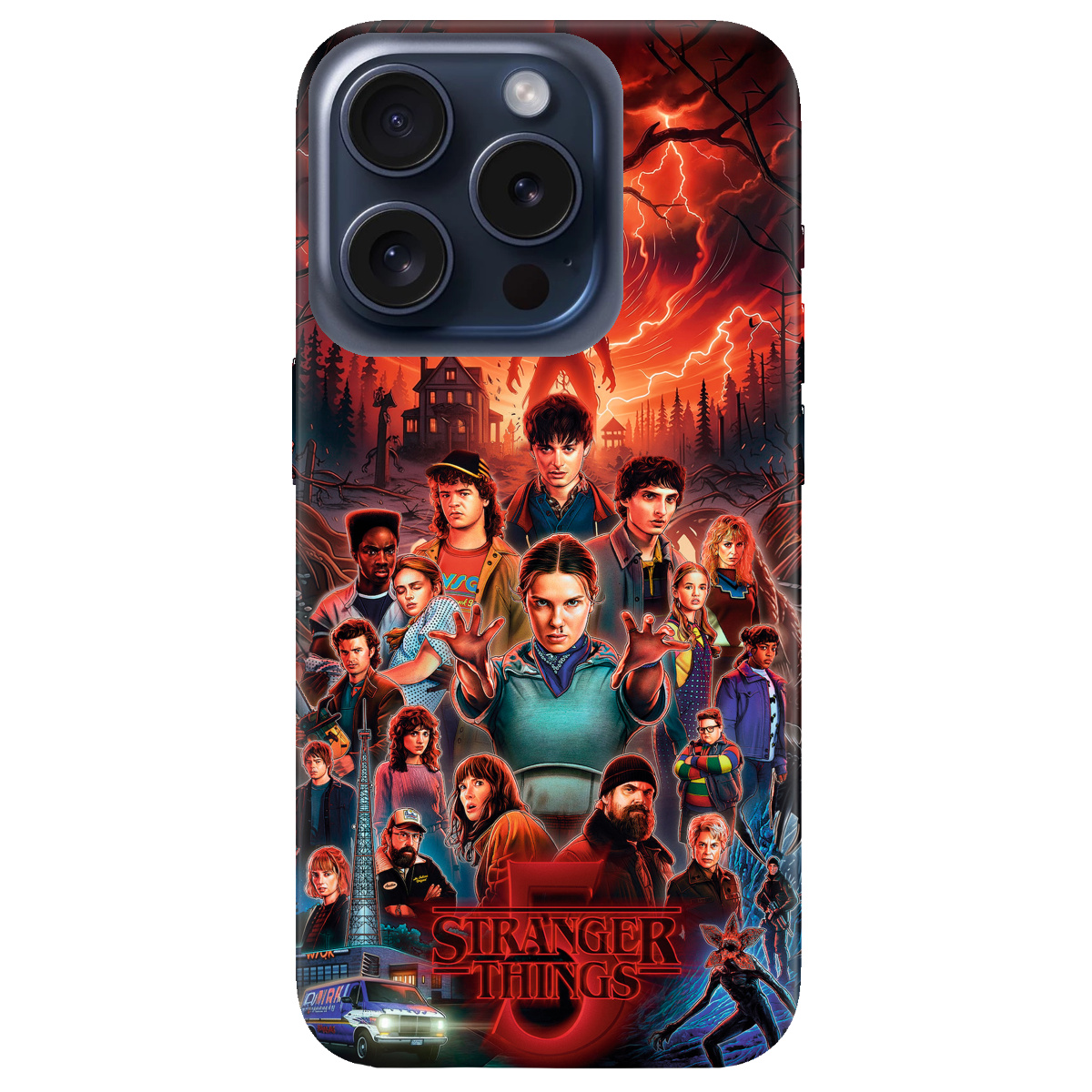 Чехол для Apple iPhone 15 Pro Max прозрачный Очень странные дела 5, Последняя битва - фото 1 - Чехлы для телефонов