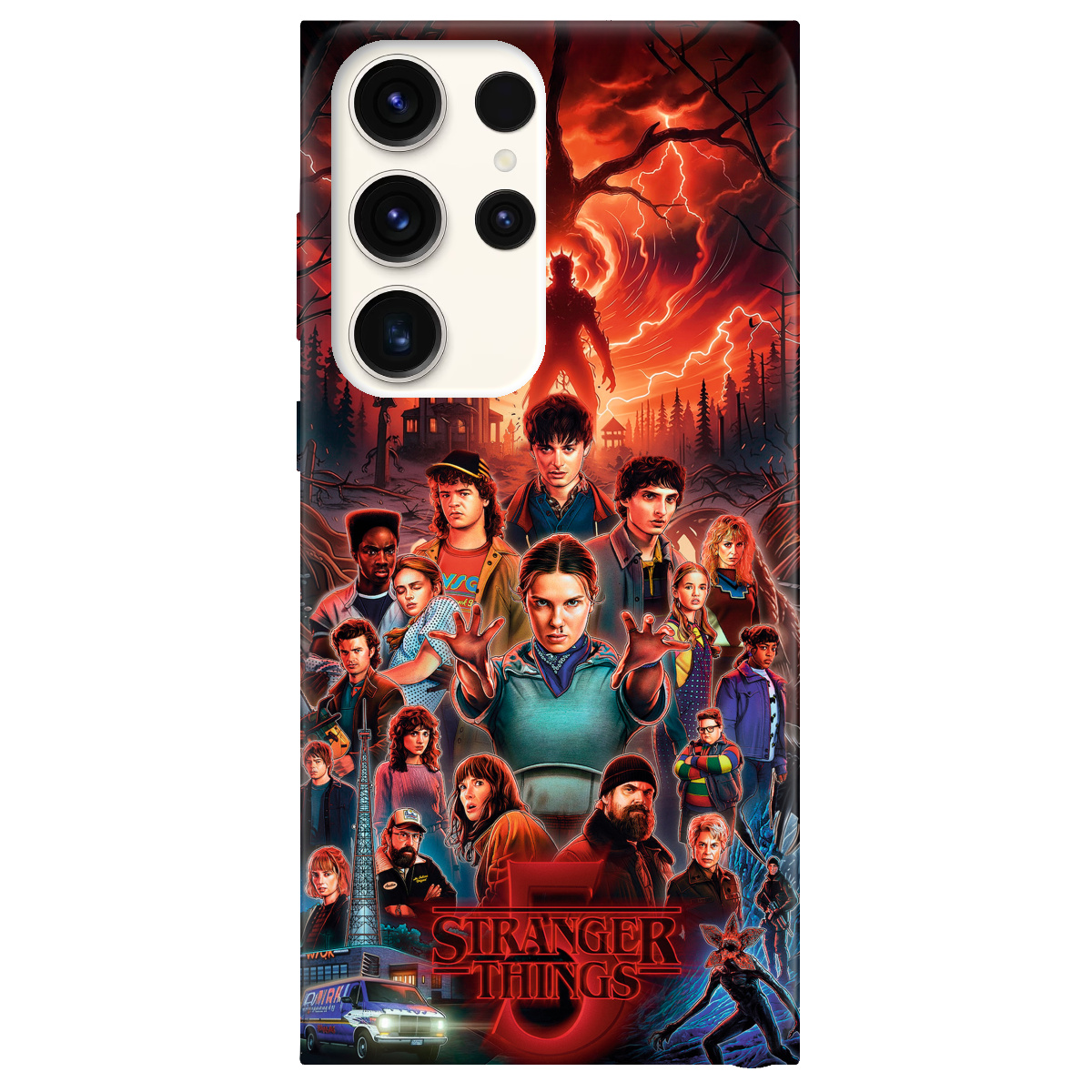 Чехол для Samsung Galaxy S24 Ultra прозрачный Очень странные дела 5, Последняя битва - фото 1 - Чехлы для телефонов