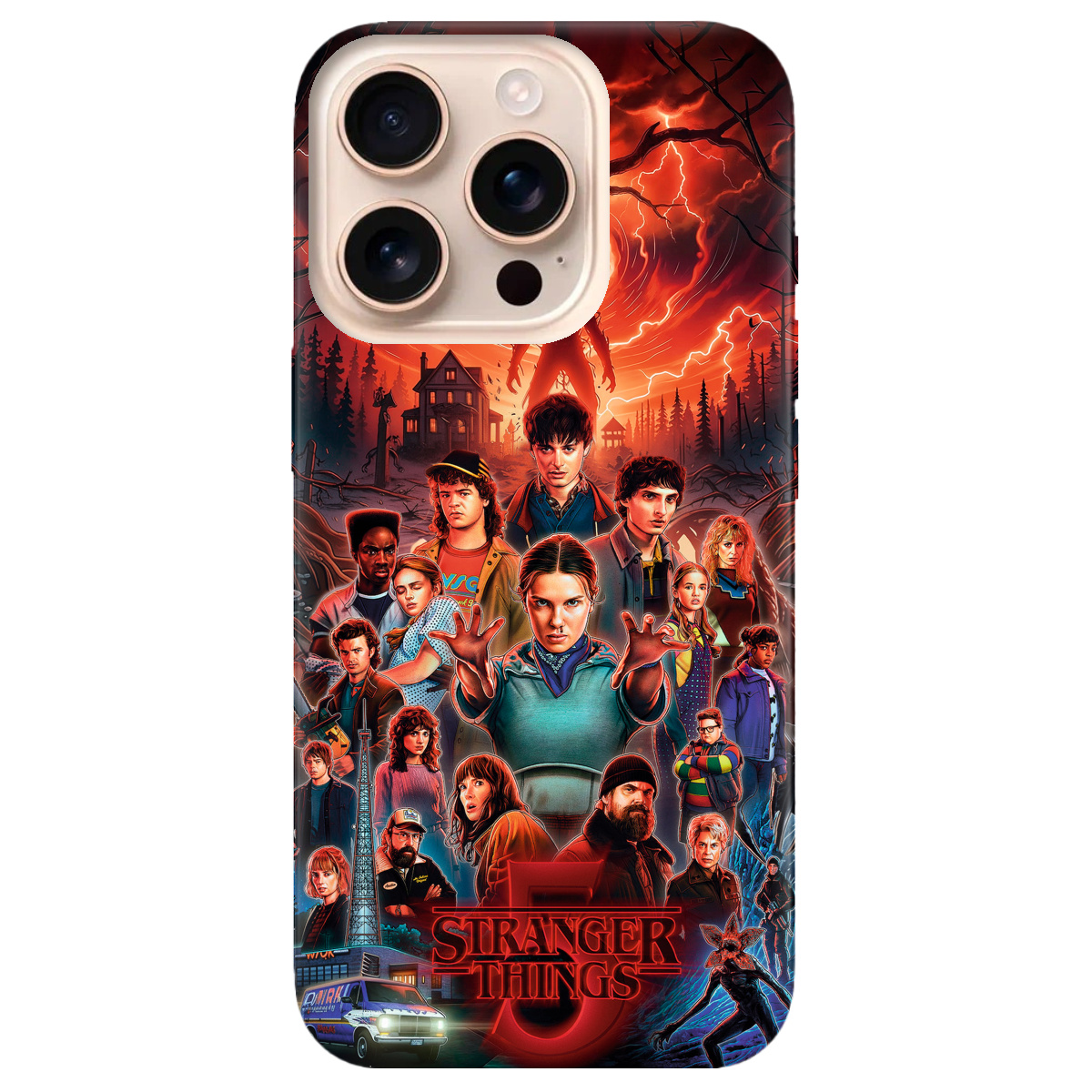 Чехол для Apple iPhone 16 Pro Max прозрачный Очень странные дела 5, Последняя битва - фото 1 - Чехлы для телефонов