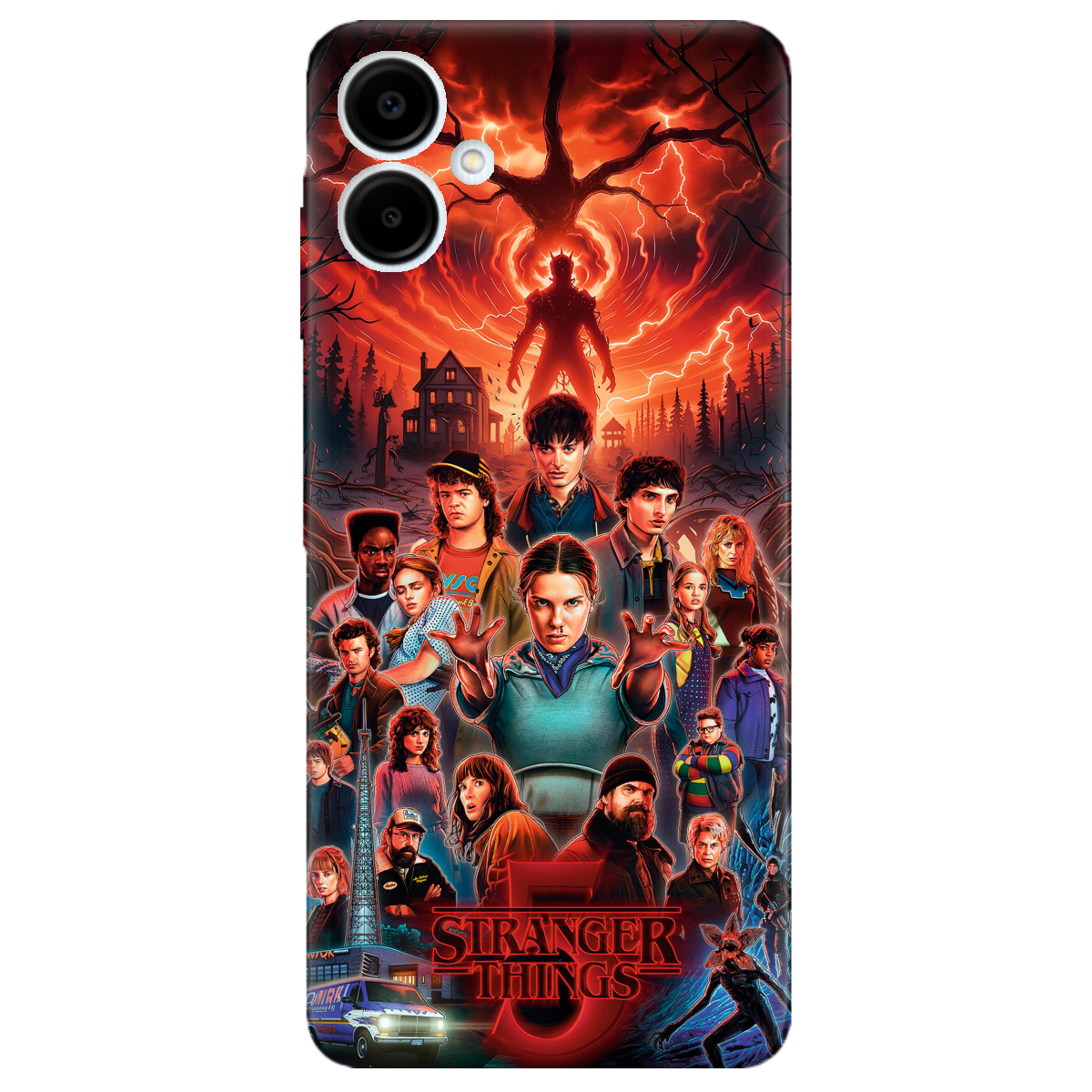 Чехол для Samsung Galaxy A06 прозрачный Очень странные дела 5, Последняя битва - фото 1 - Чехлы для телефонов