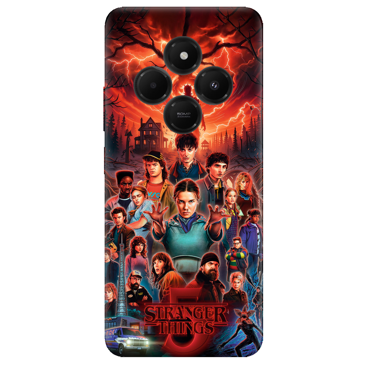 Чохол для Xiaomi Poco C75 прозорий Дивні дива 5, Остання битва - фото 1 - Чохли для телефонів