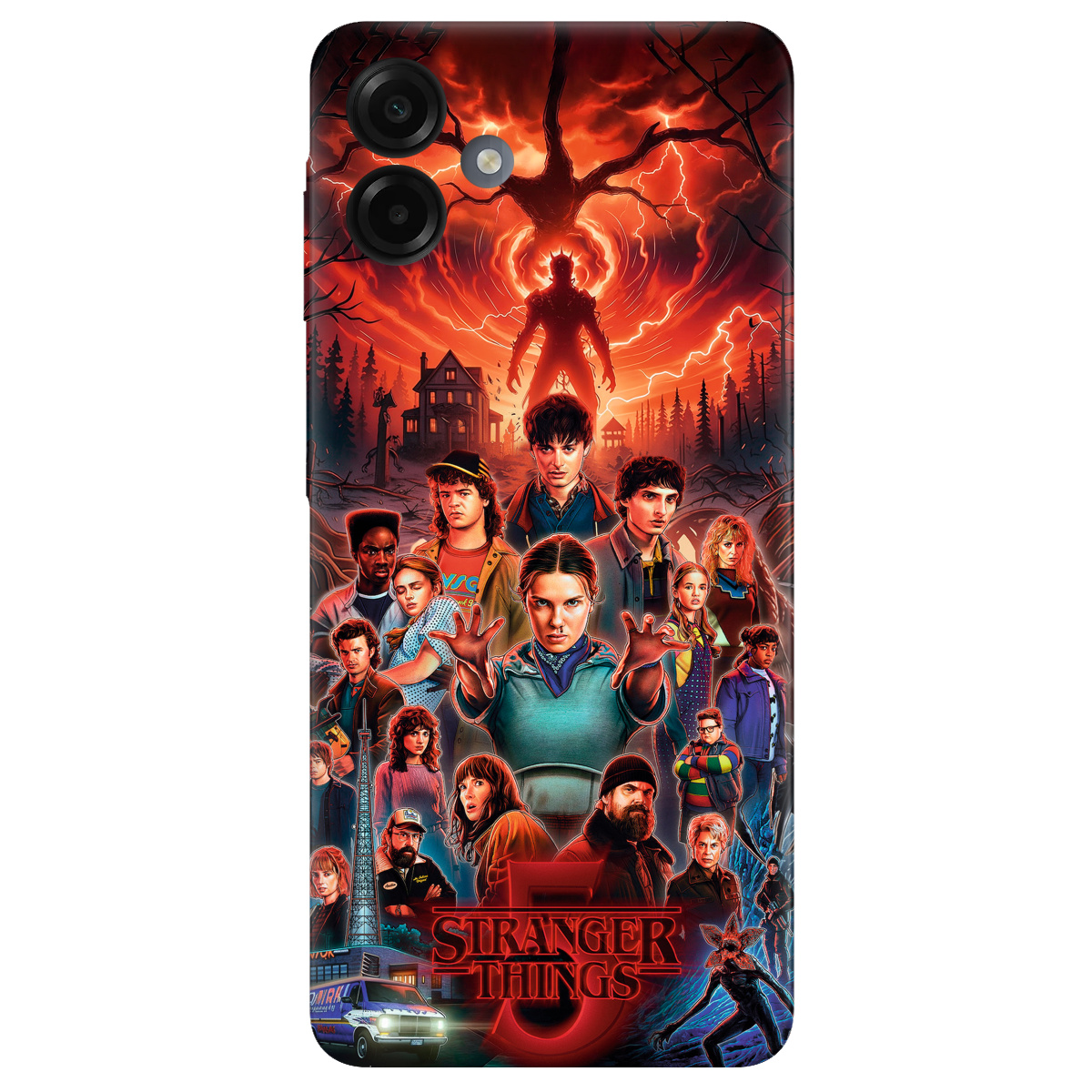 Чехол для Samsung Galaxy A07 прозрачный Очень странные дела 5, Последняя битва - фото 1 - Чехлы для телефонов