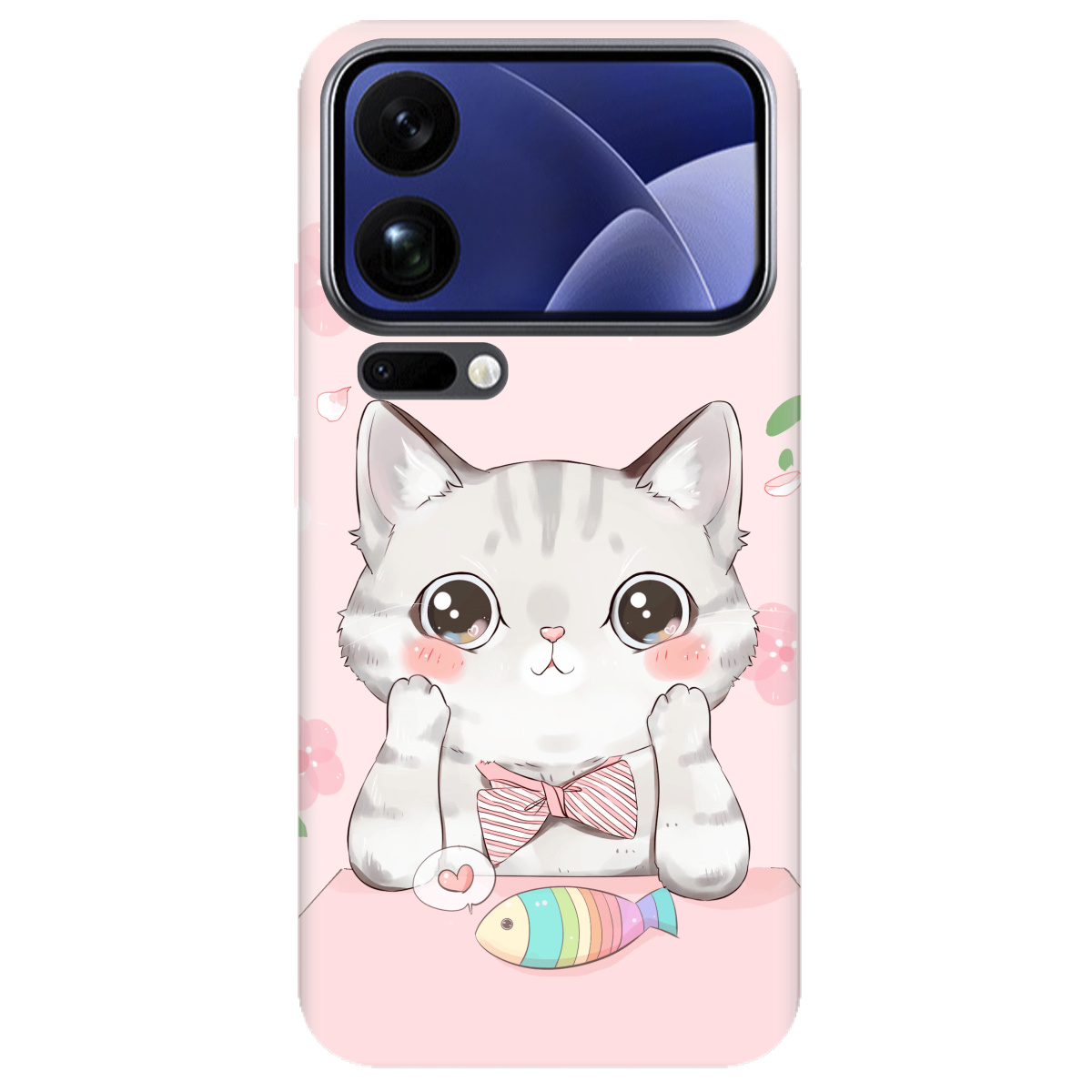 Чехол для Xiaomi 17 Pro Max прозрачный Kitty Cat - фото 1 - Чехлы для телефонов