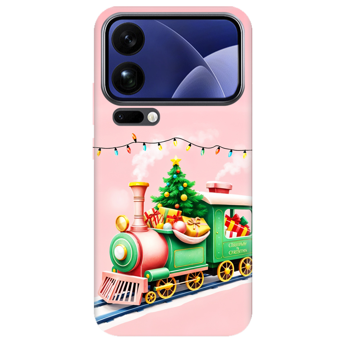 Чехол для Xiaomi 17 Pro Max прозрачный Holiday Express - фото 1 - Чехлы для телефонов