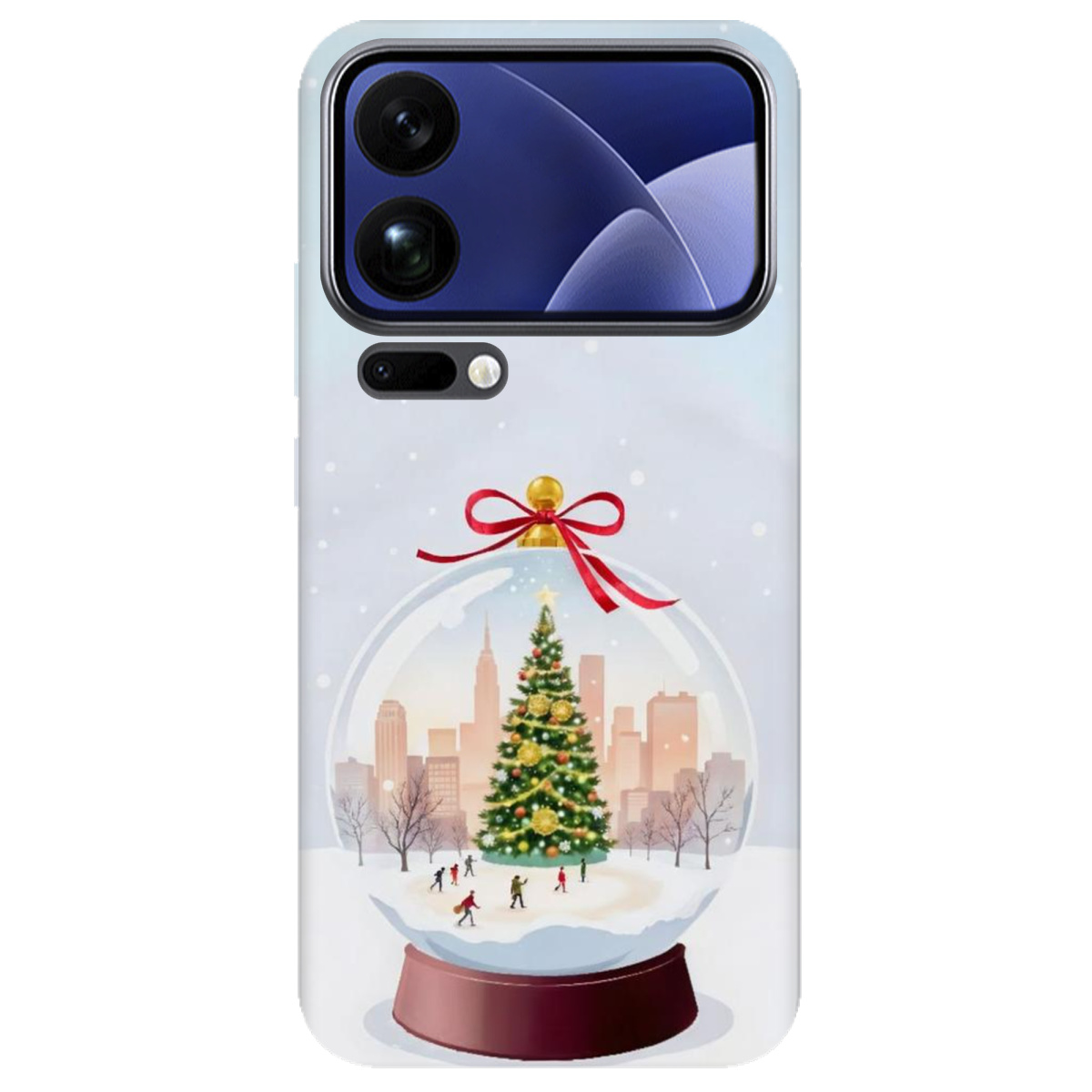 Чехол для Xiaomi 17 Pro Max прозрачный Crystal Holiday - фото 1 - Чехлы для телефонов