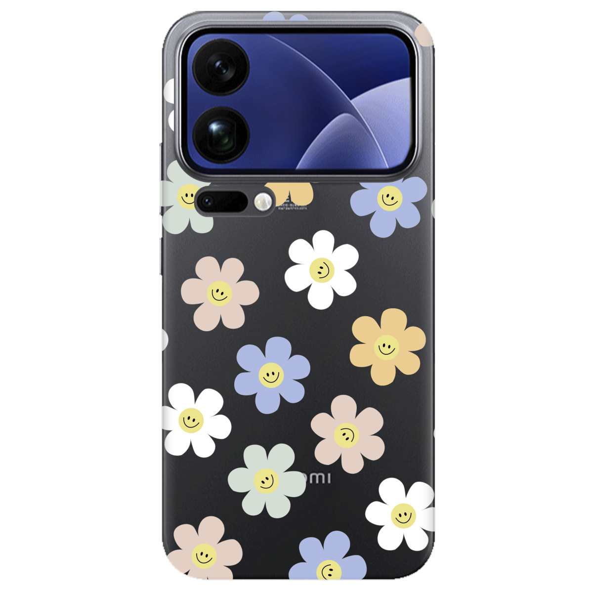 Чехол для Xiaomi 17 Pro Max прозрачный Pastel Garden - фото 1 - Чехлы для телефонов