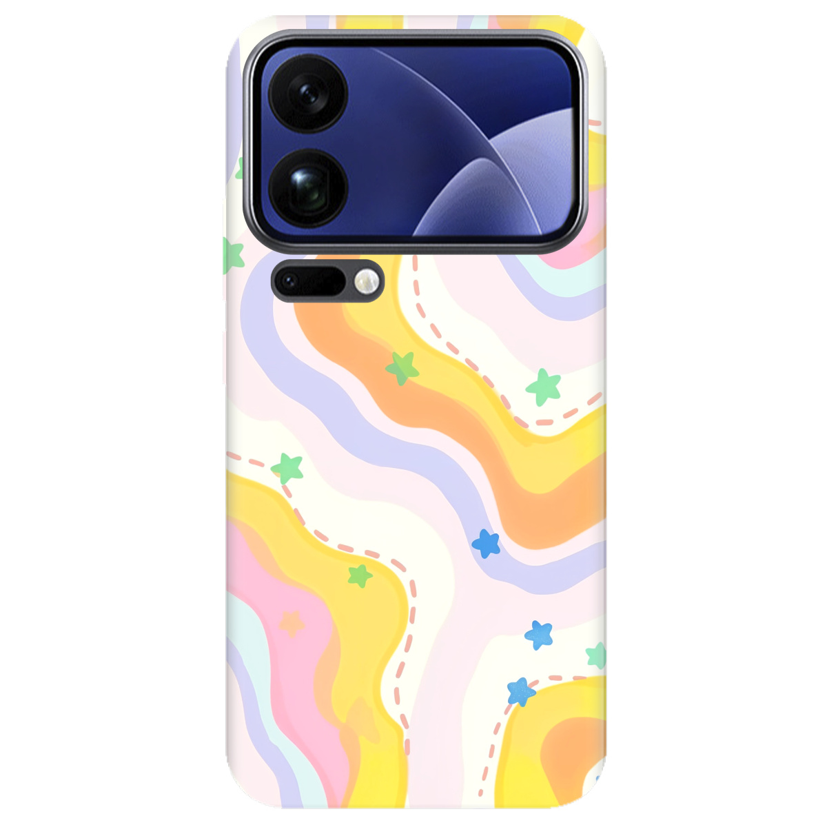 Чехол для Xiaomi 17 Pro Max прозрачный Candy Clouds - фото 1 - Чехлы для телефонов