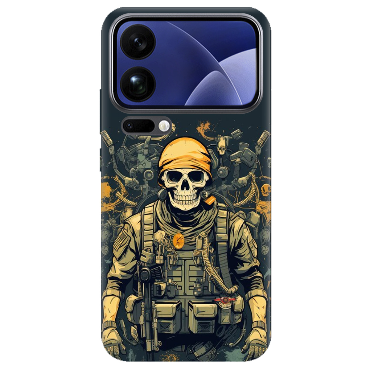 Чехол для Xiaomi 17 Pro Max прозрачный Душа бійця - фото 1 - Чехлы для телефонов