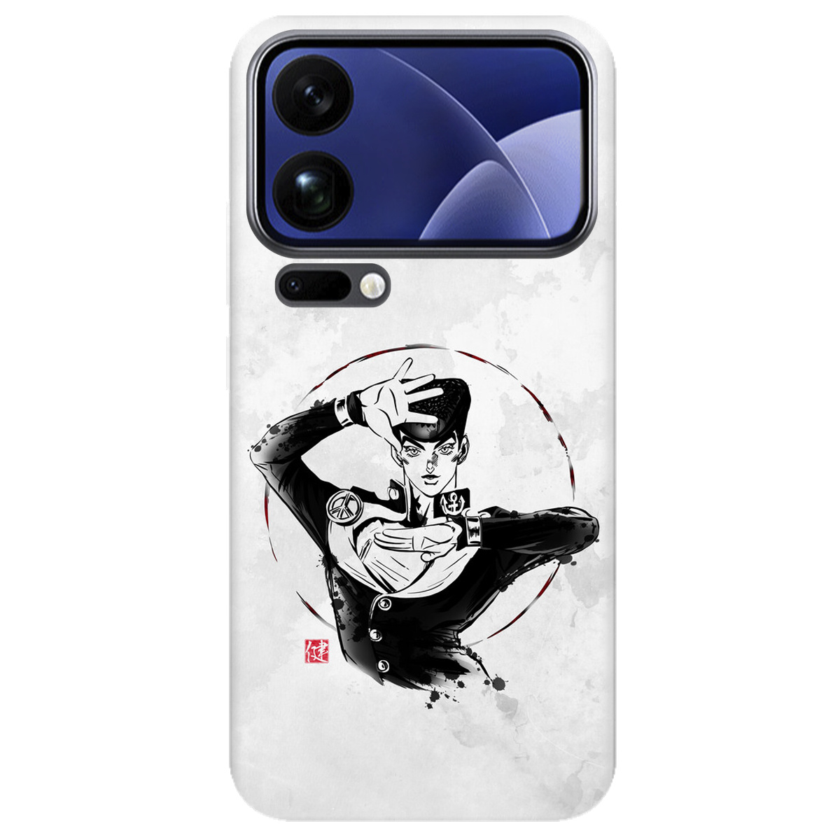 Чехол для Xiaomi 17 Pro Max прозрачный Josuke Higashikata - фото 1 - Чехлы для телефонов